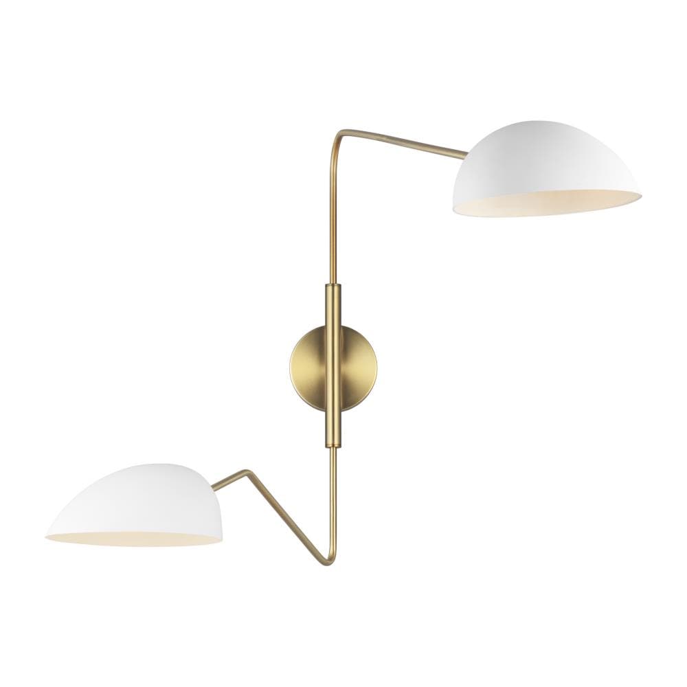 ED by Ellen DeGeneres EW1072MWT Jane 7-in W 2 -Light Multiple finishes Multiple colors Wall Sconce