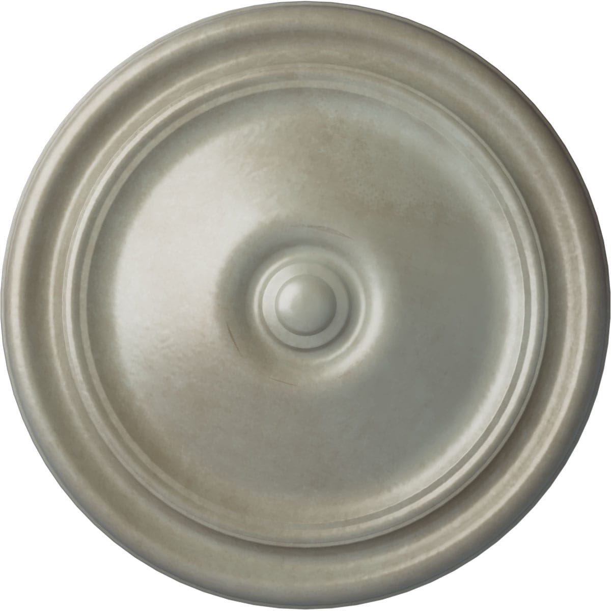 Ekena Millwork CM12REFLS Reece 12-in W x 12-in L Painted Flash Gold Polyurethane Whole Ceiling Medallion