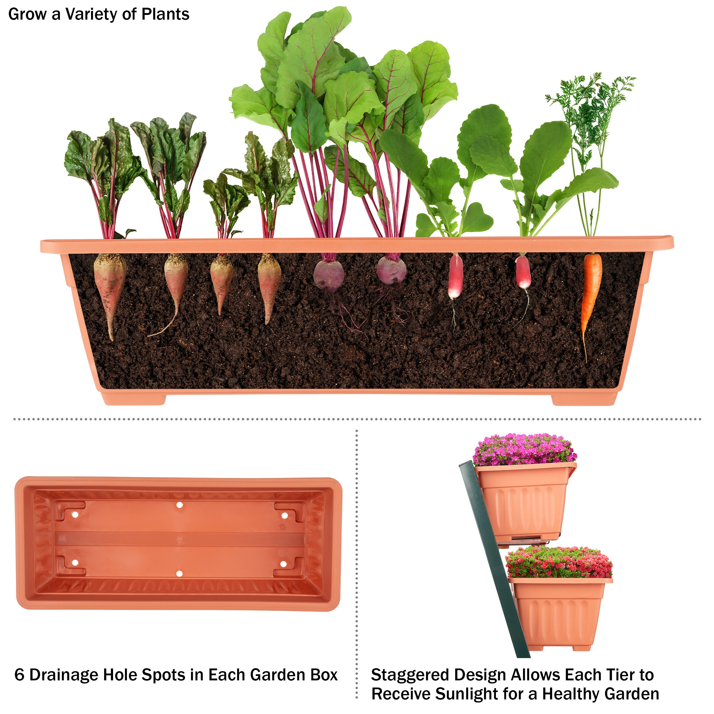 Pure Garden 50-LG1412 Planter-Window-Box - View #4