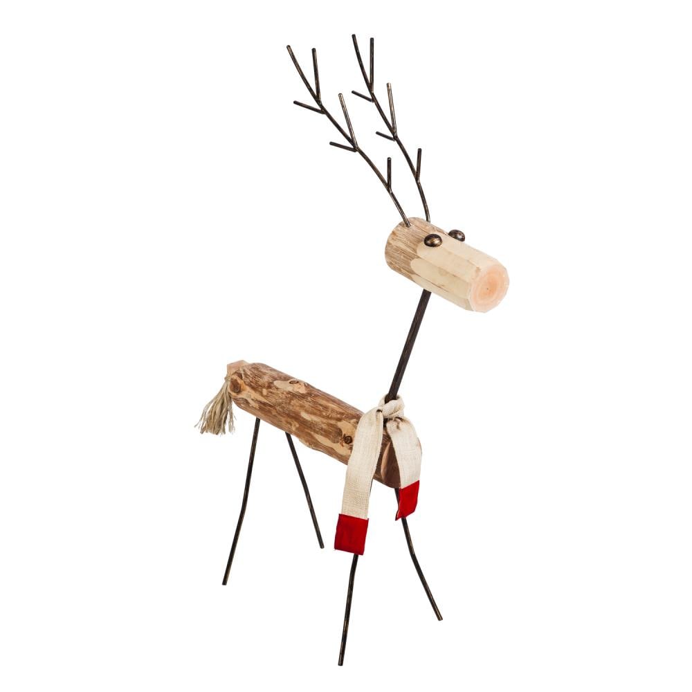 Evergreen 24.5-in Reindeer Christmas Decor at Lowes.com