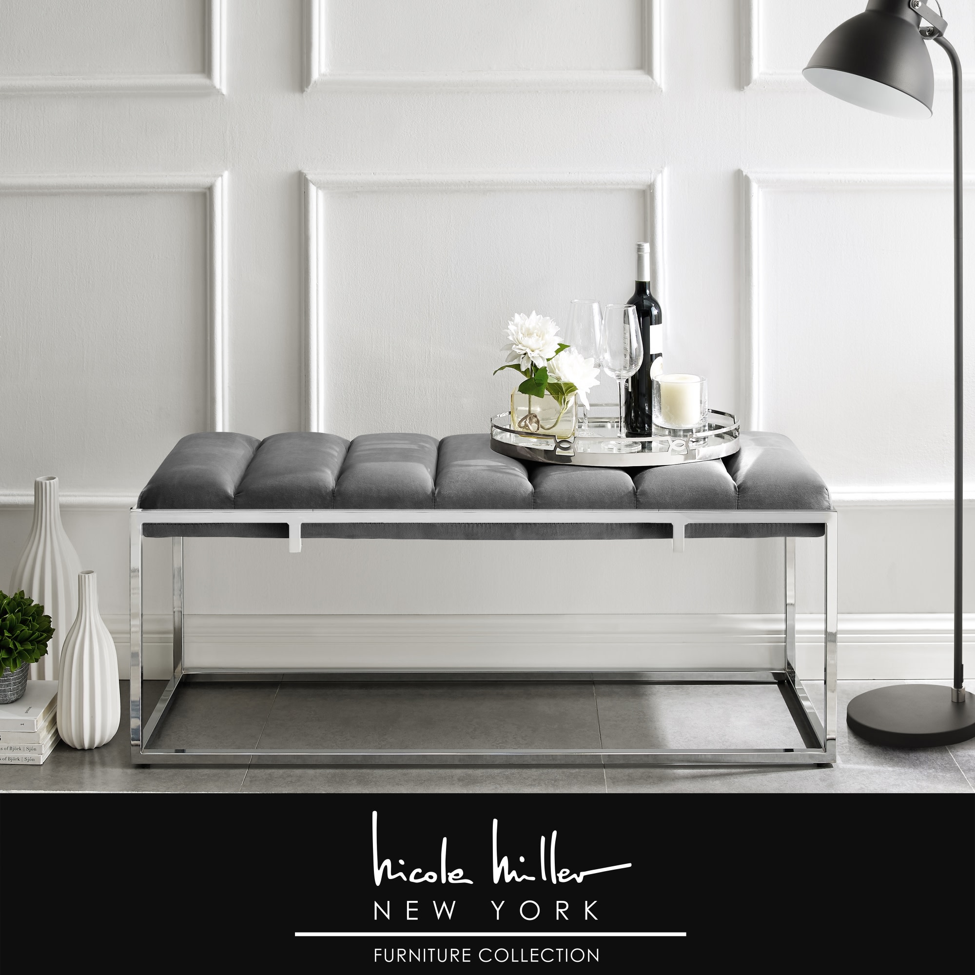 Nicole Miller NBH118-02GS-LS bench - View #2