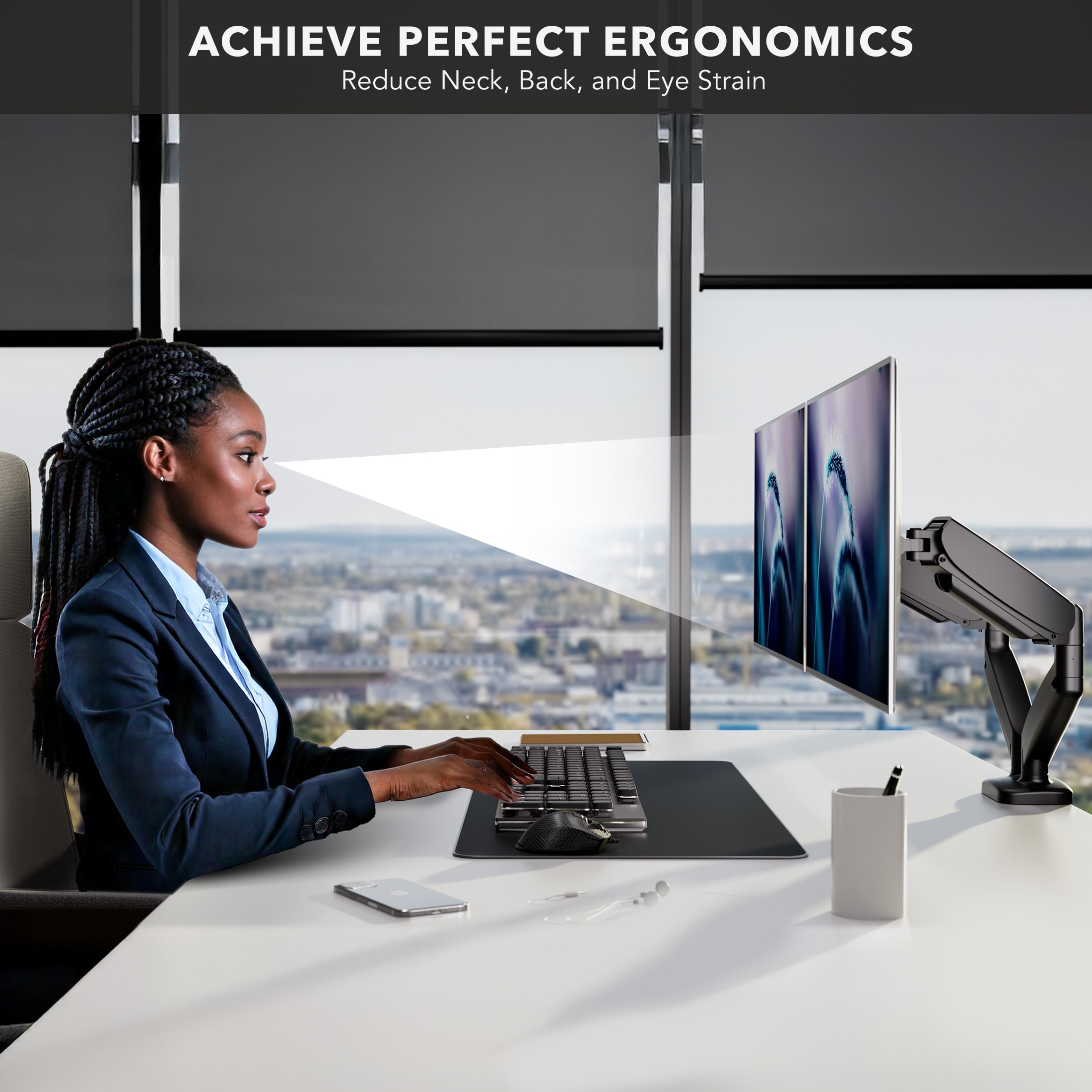 Mount-It! MI-1882BLK Office-Accessories - View #3
