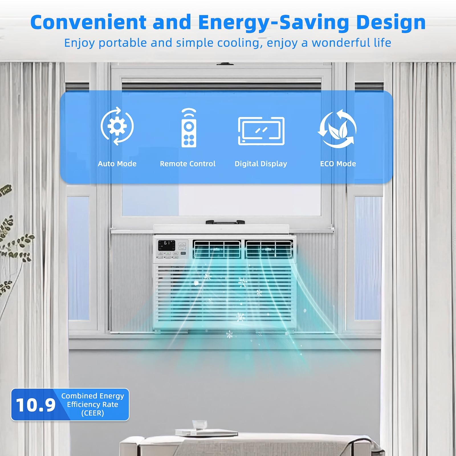 Antarctic Star ASSC-A8502W-8K Window-Air-Conditioners - View #3