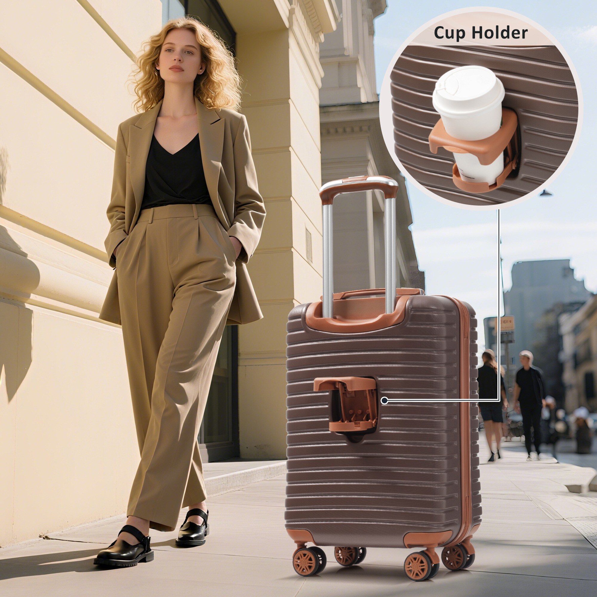 HyperDrop Cart ZW-N730P261826D Luggage-And-Luggage-Sets - View #4