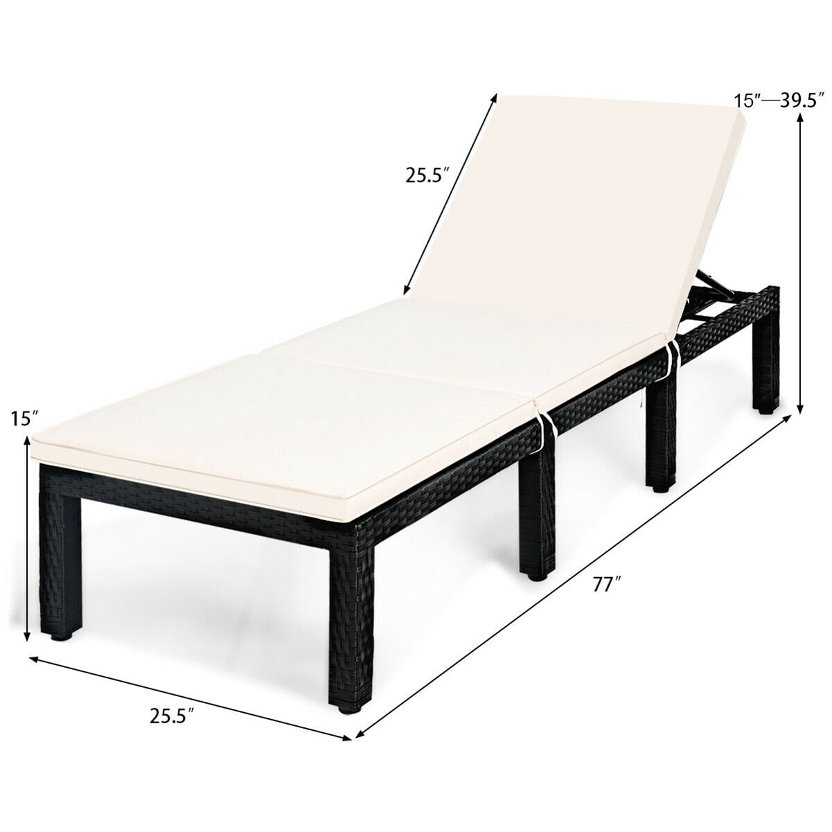 LIVIZA OUJ68749WH Patio-Chairs - View #2