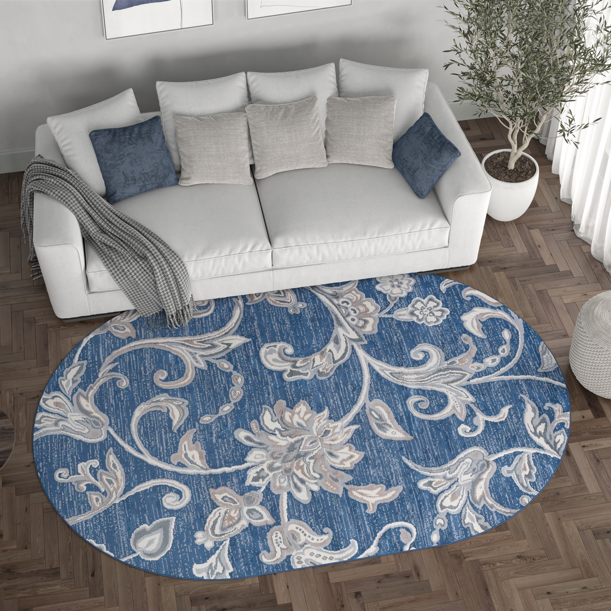 Tayse MDN3509 2X8 rugs - View #6