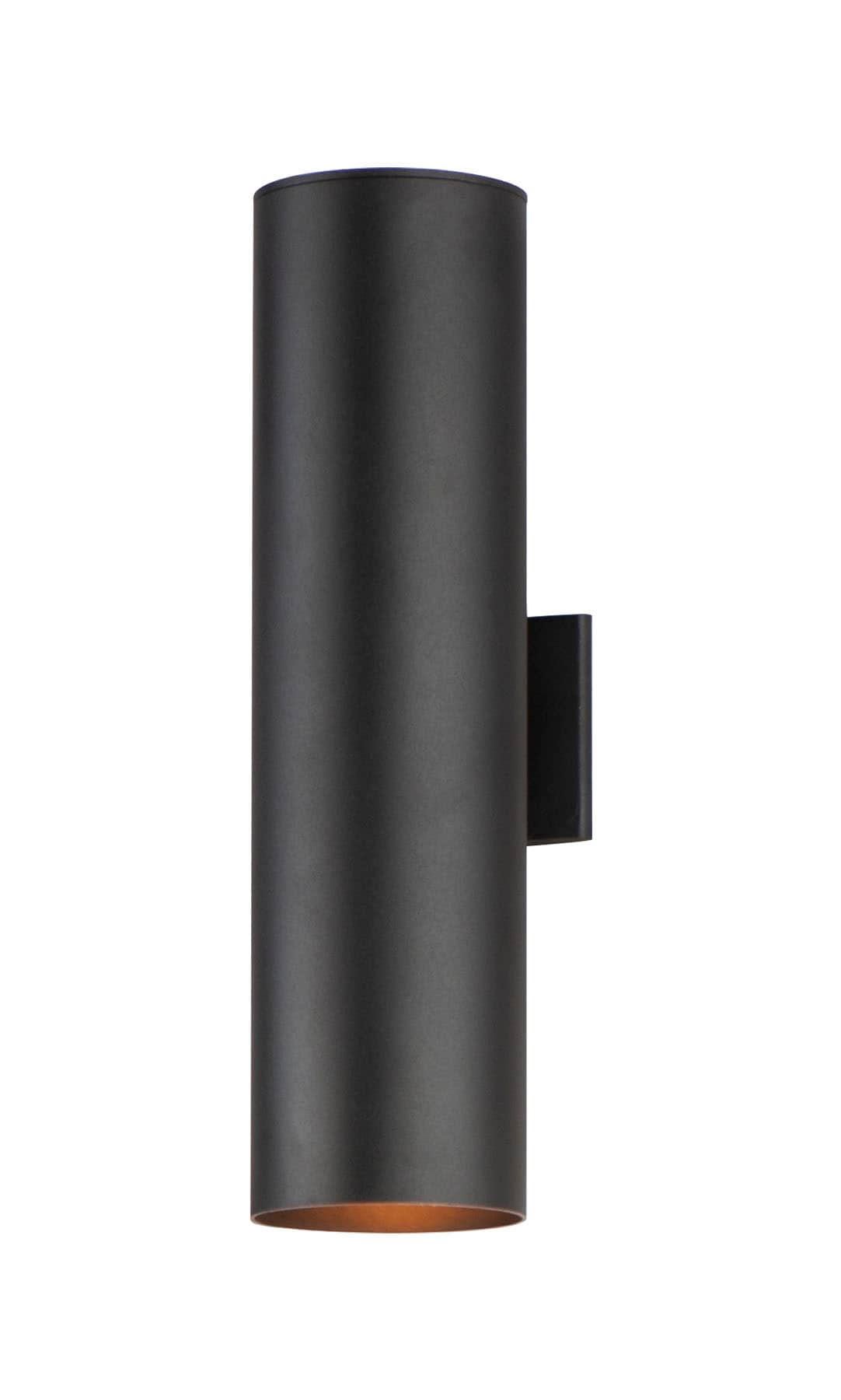 Maxim Lighting 26109BK Outpost 2 -Light 22-in H Matte Black Hardwired Outdoor Wall Light