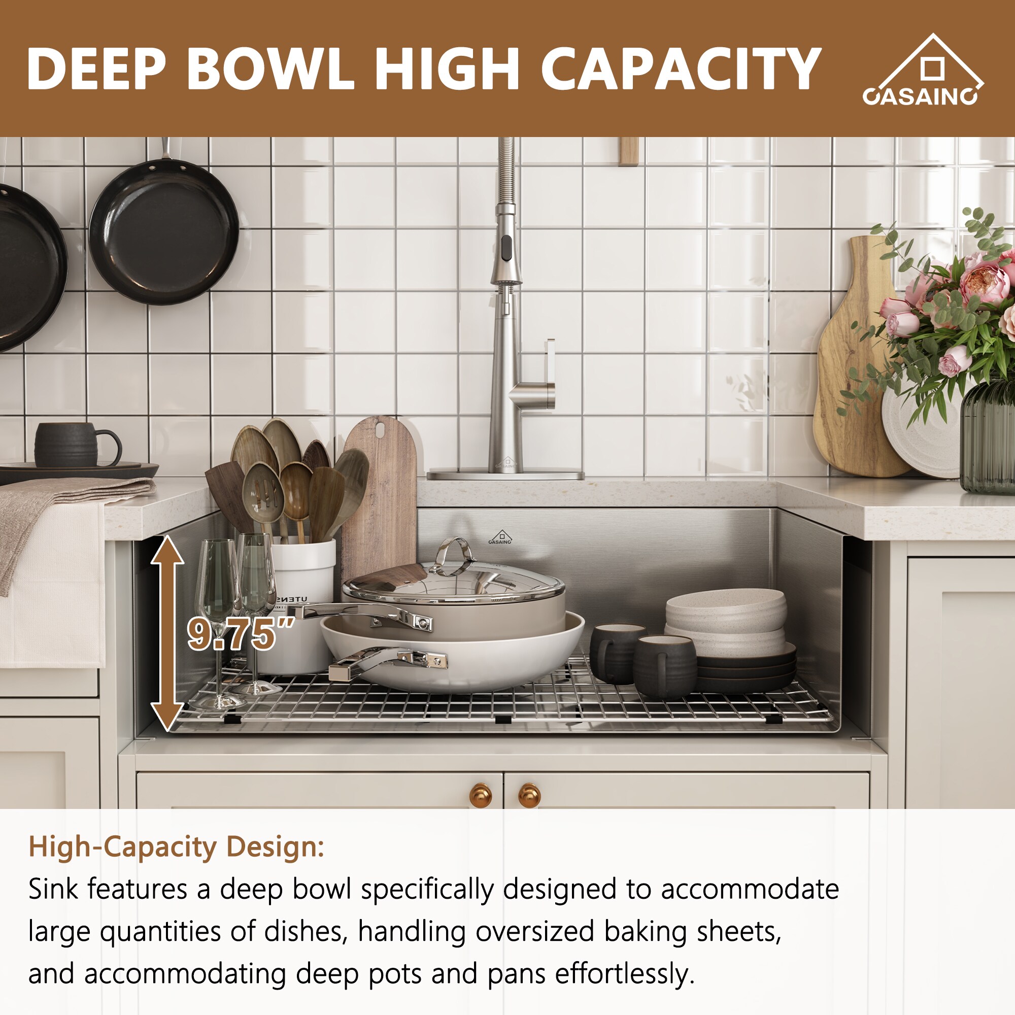 CASAINC KCSC0006-F3622S Kitchen-Sinks - View #5