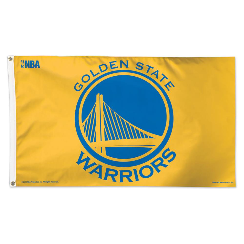 WinCraft Sports 02465115 5-ft W x 3-ft H Golden State Warriors Flag