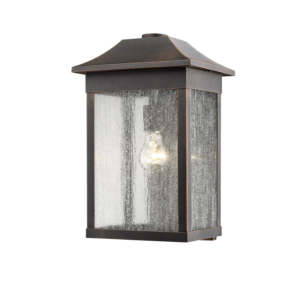 ARTCRAFT SC13102RU Morgan 1-Light 16-in H Antique Brown Outdoor Wall Light