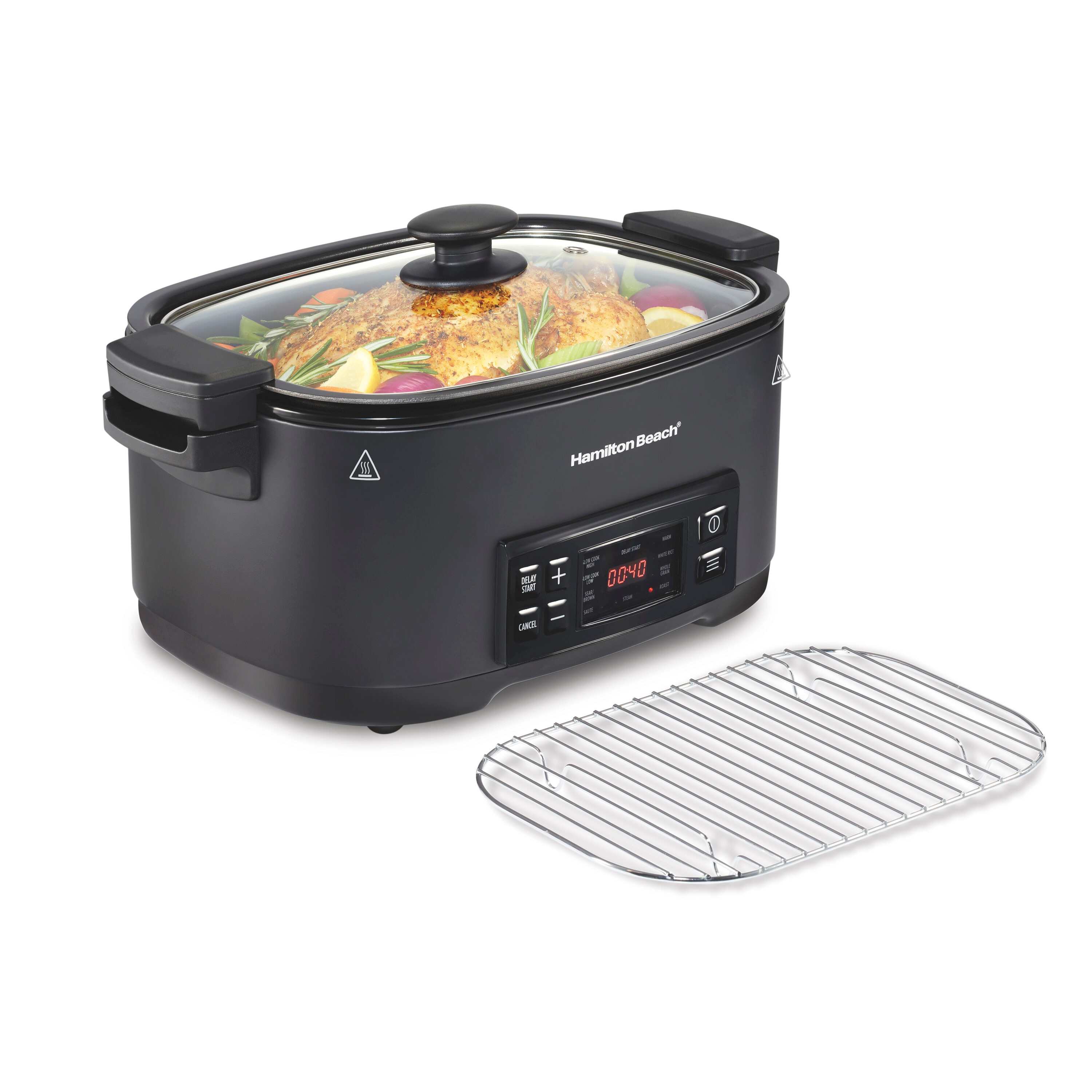 Hamilton Beach 6-Quarts Programmable Large Slow Cooker ( Black ) #33604