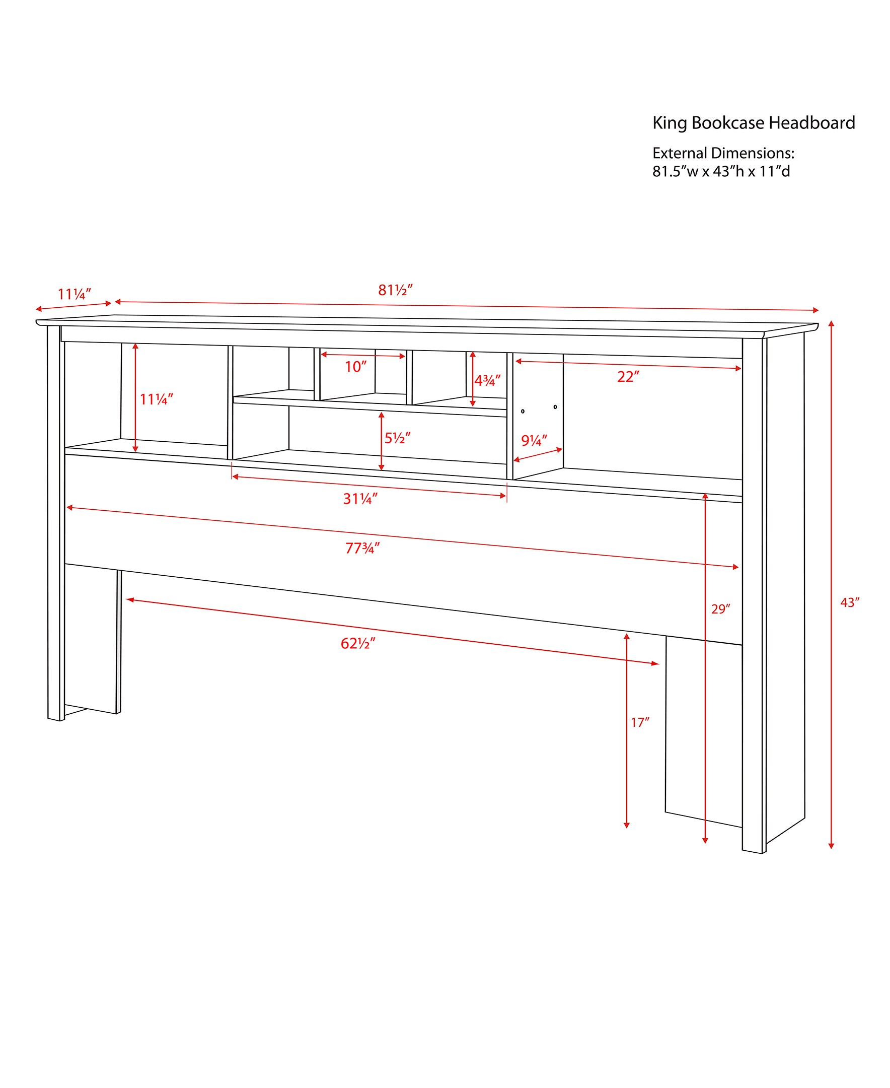 Prepac WSH-8445 Upholstered-Headboards - View #8