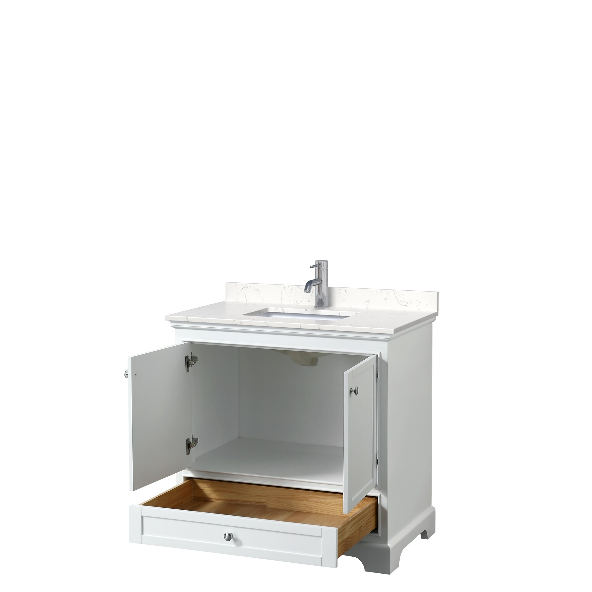 Wyndham Collection WCS202036SWHC2UNSMXX Bath-Vanity-Combo - View #2