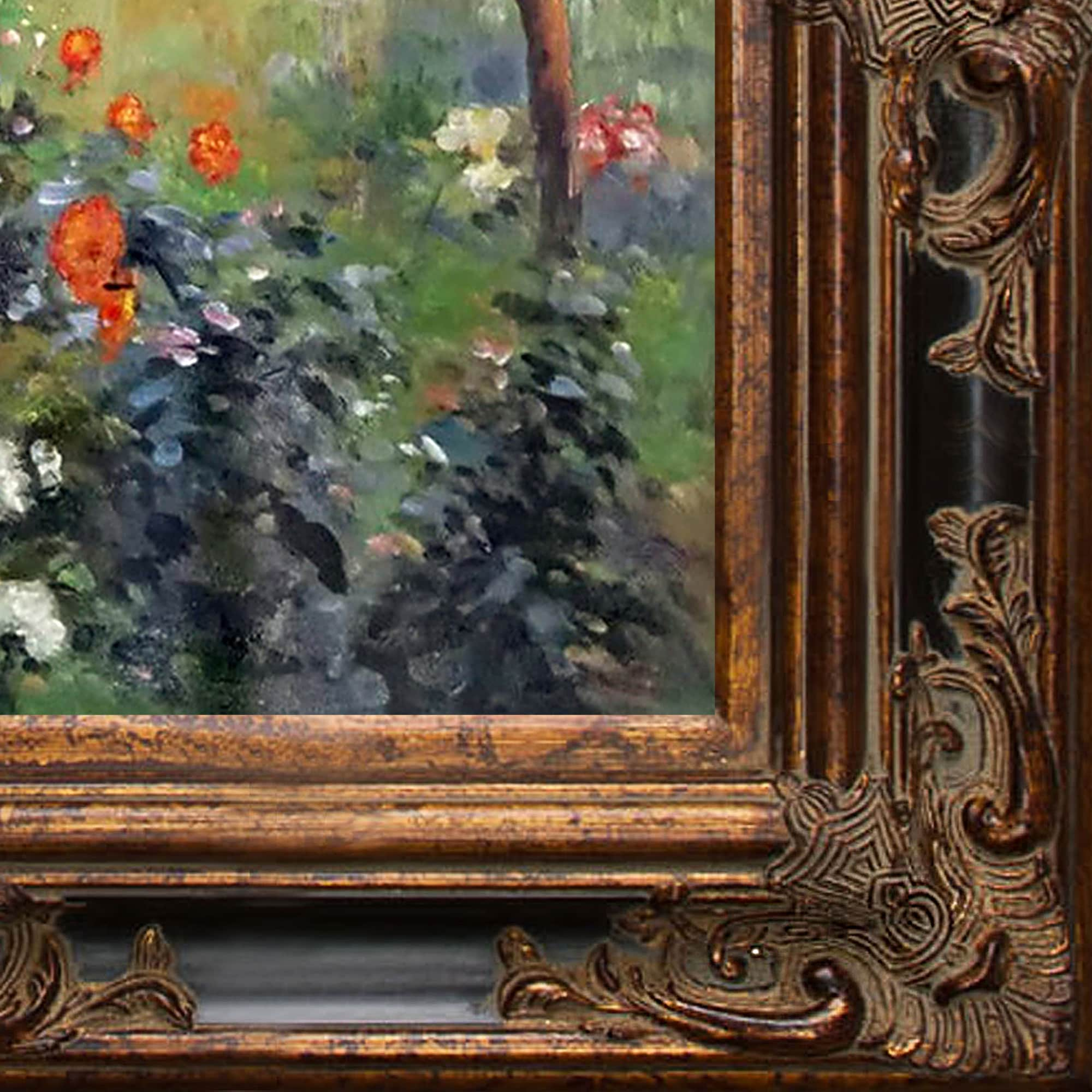 La Pastiche Garden In The Rue Cortot Montmartre Pierre-auguste Renoir ...