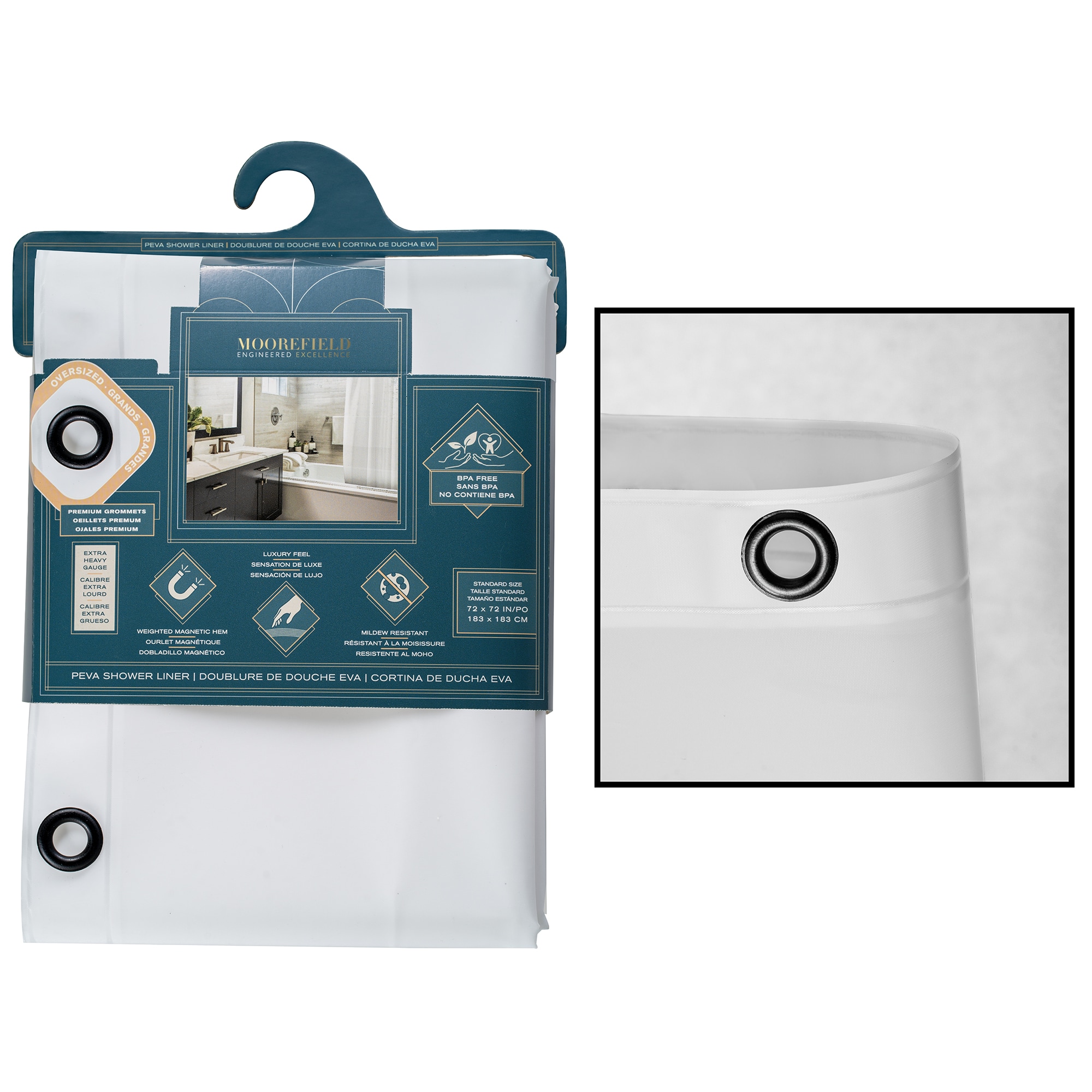 Moorefield LS423FRS Shower-Curtains-Liners - View #6