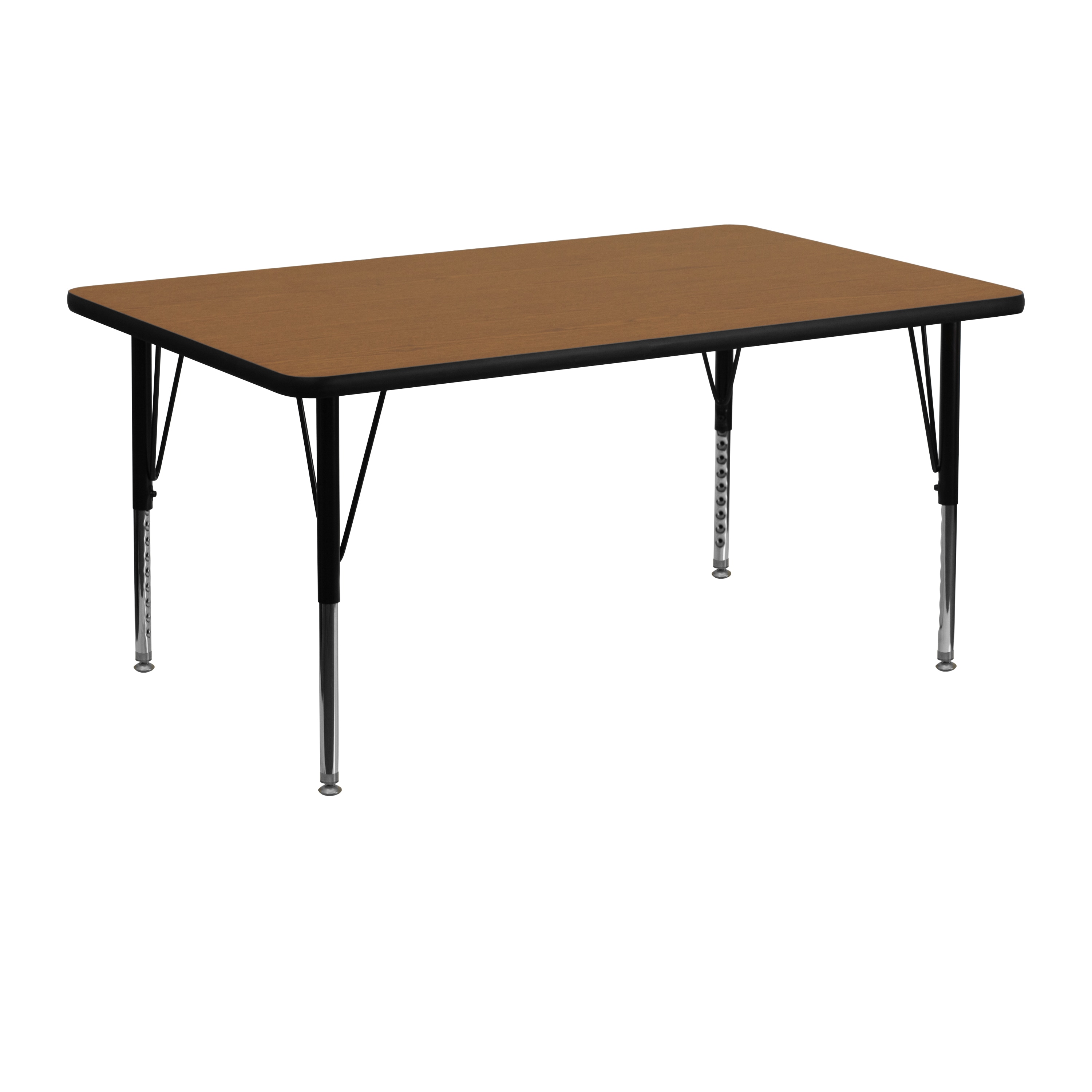 Emma + Oliver - 24x48 Oak Thermal Laminate Preschool Activity Table