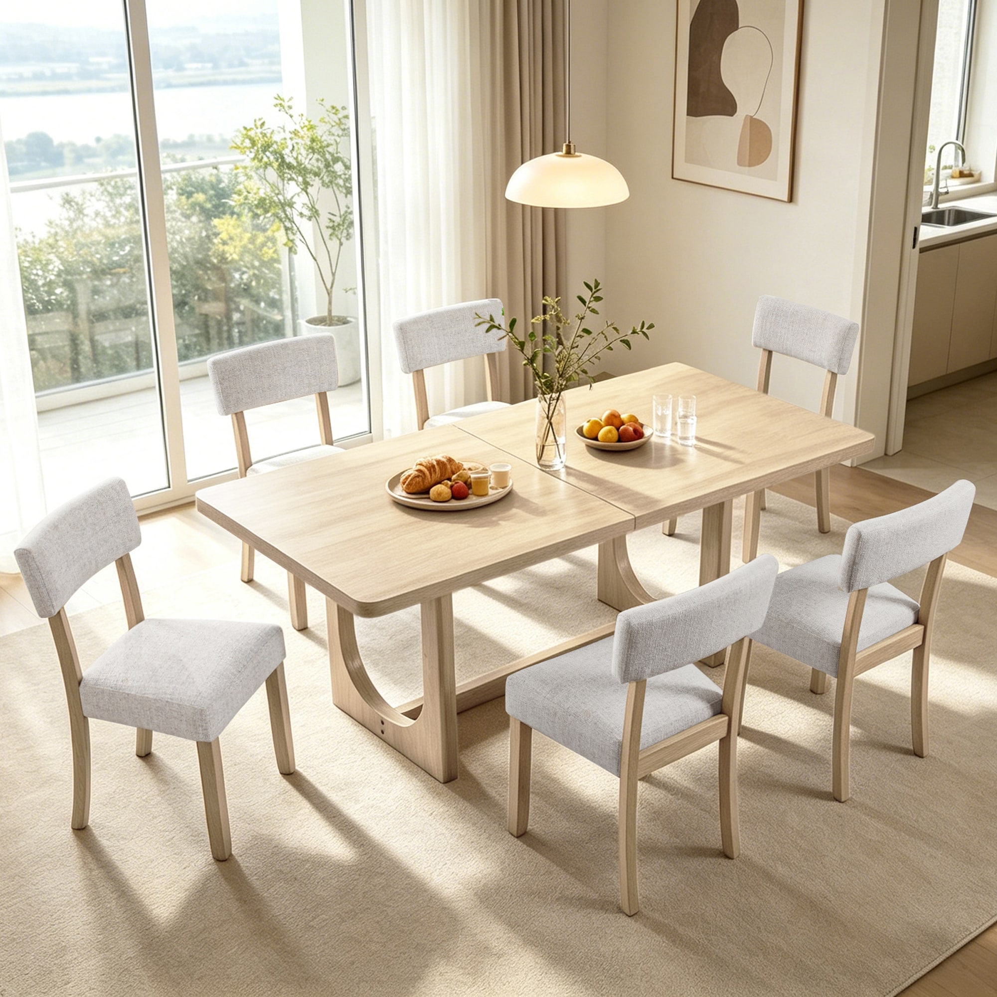 Clihome CL-ST1WH703CBN Dining-Sets - View #2