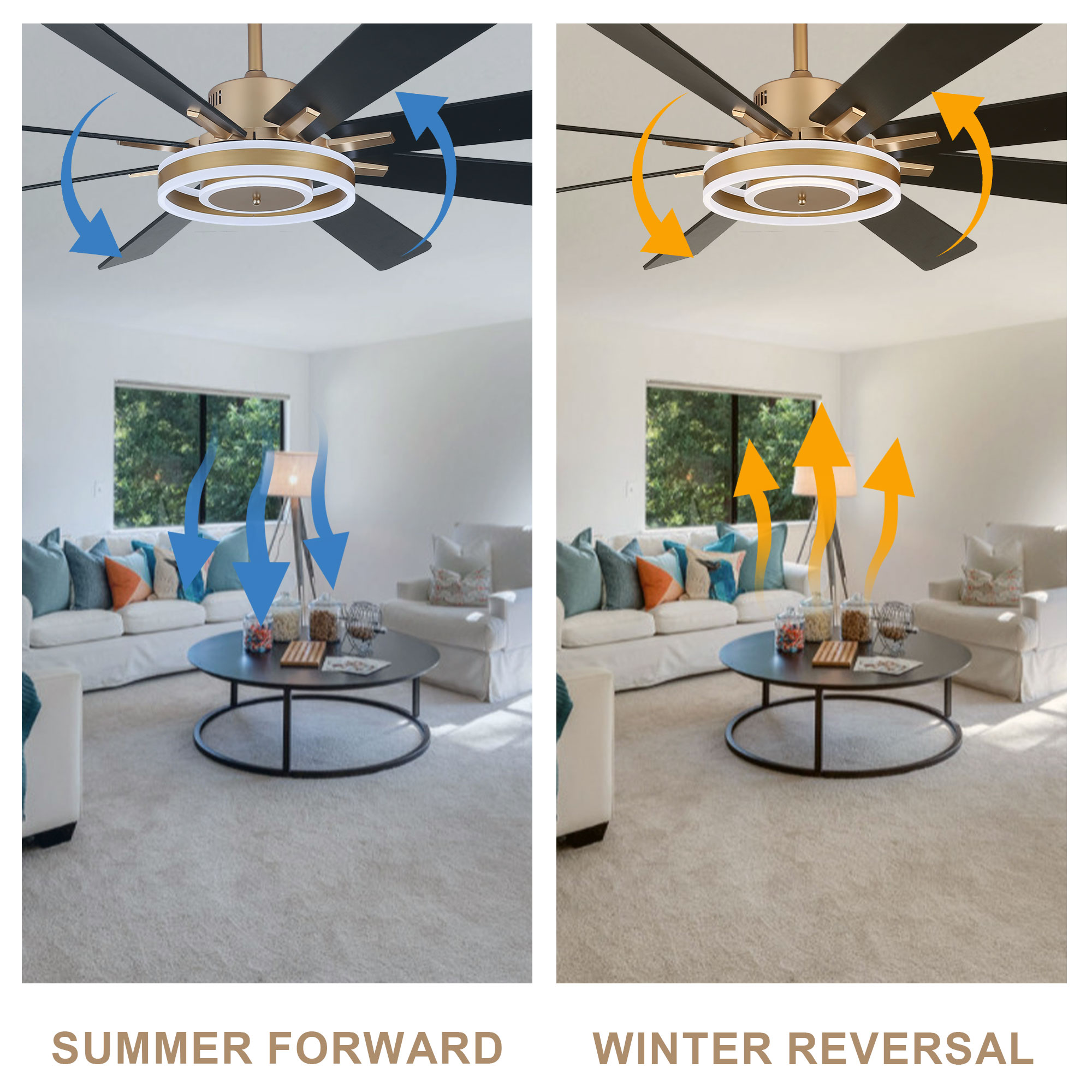Bella Depot DCFSD7202-G Ceiling-Fans - View #7