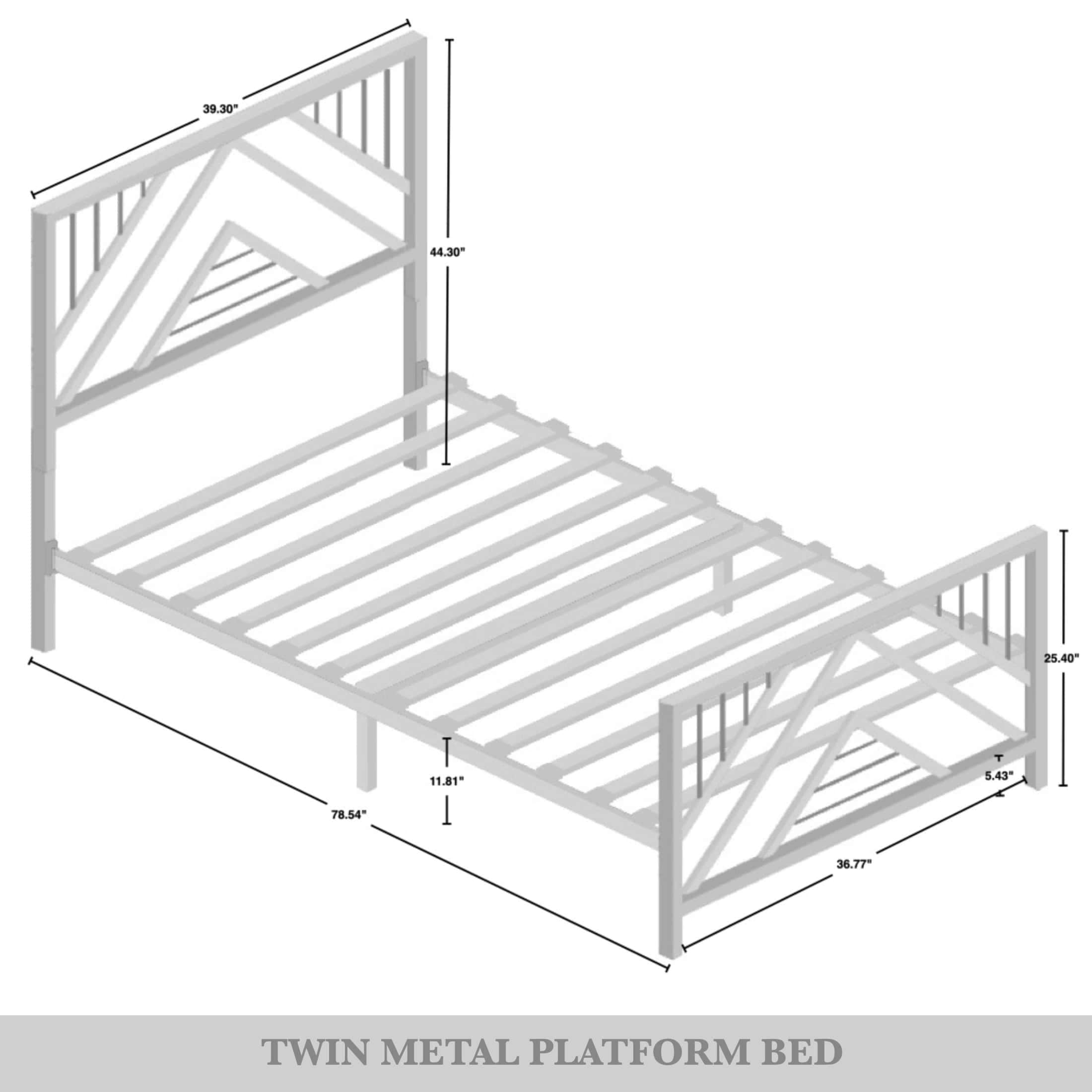 CasePiece CMB018TPL-WT-MT beds - View #6