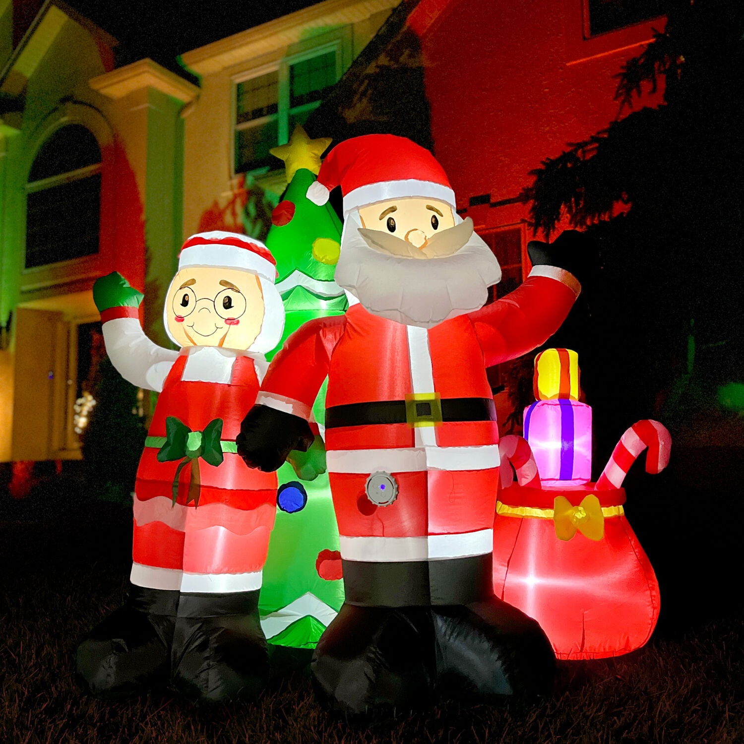 Fraser Hill Farm FHFMRMRSCLS061-L Christmas-Inflatables - View #9
