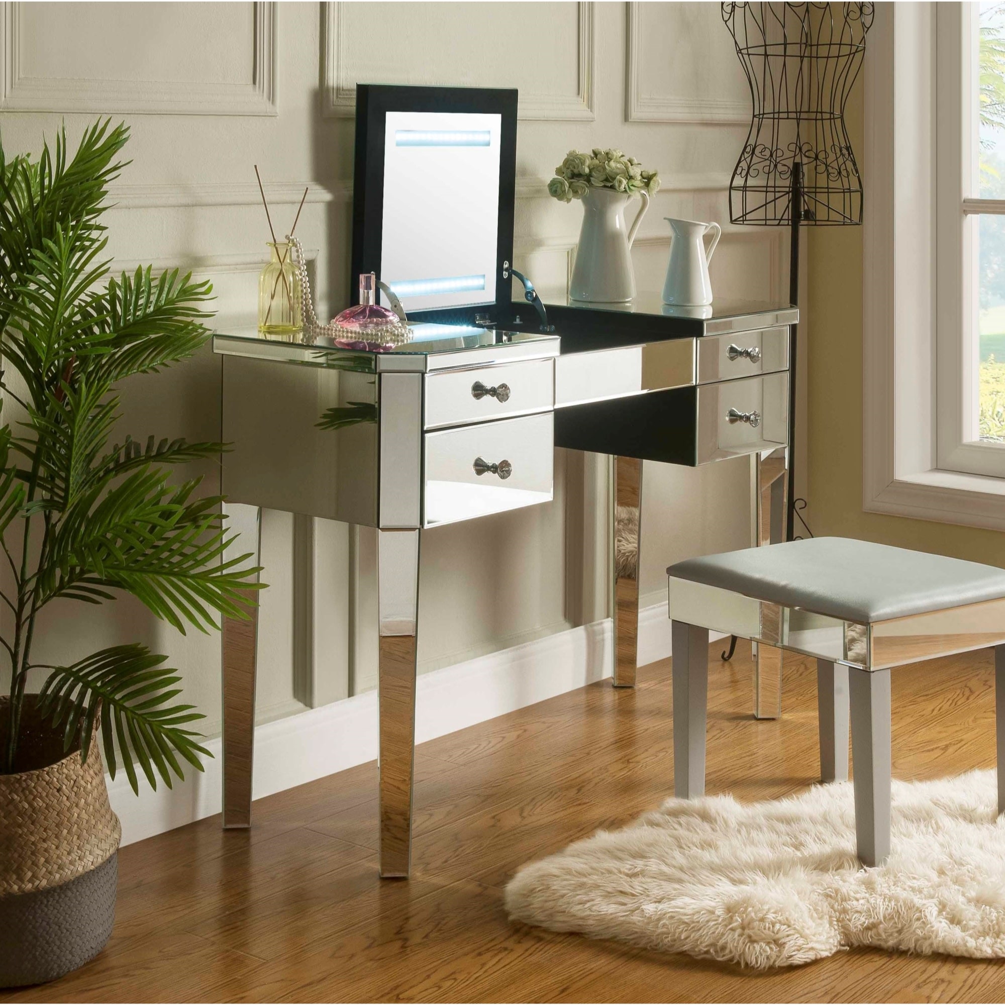 Inspired Home JF98-07NC-LS Bedroom-Vanities - View #2