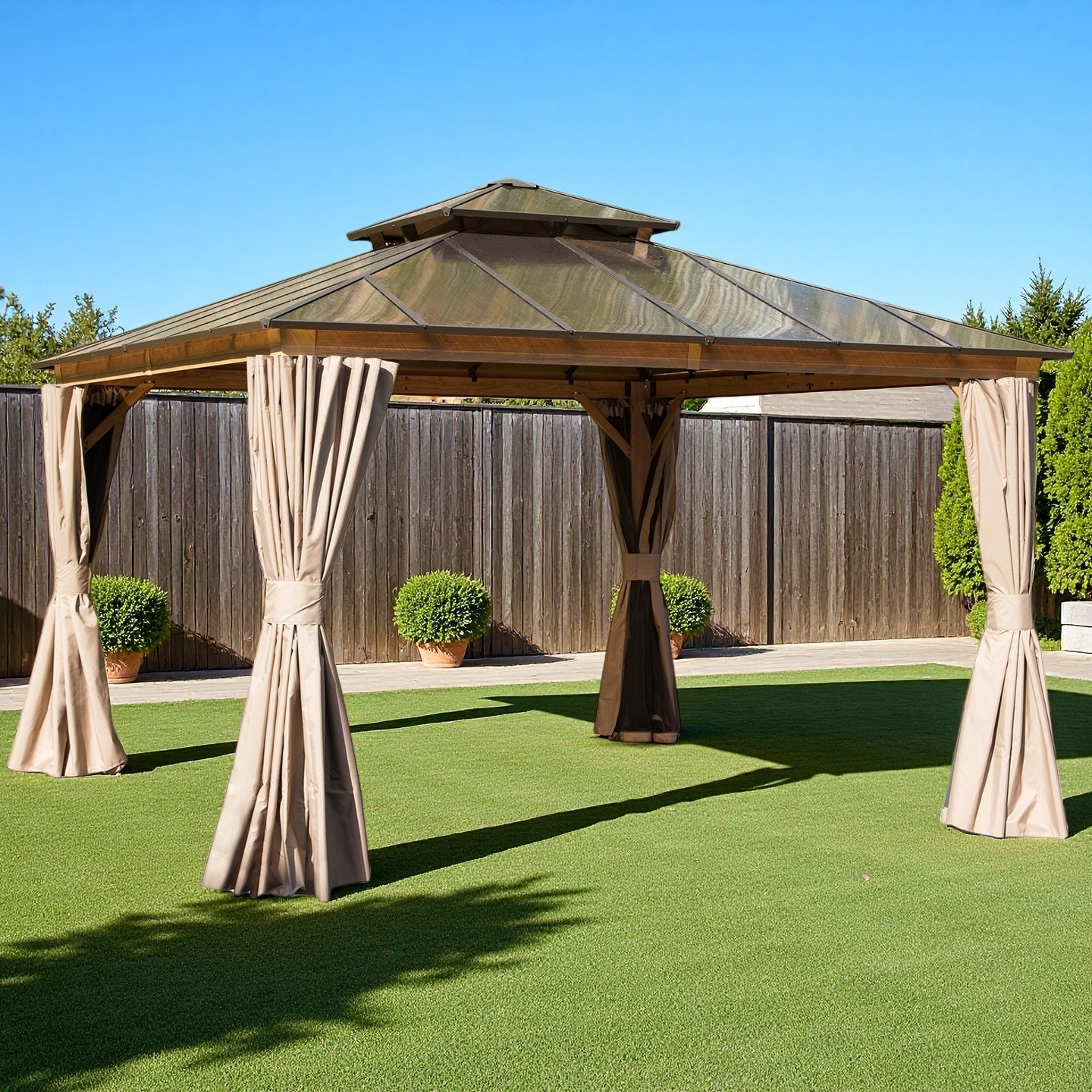 ToolCat BZ2-35-PW Wood-Resin-Gazebos - View #12