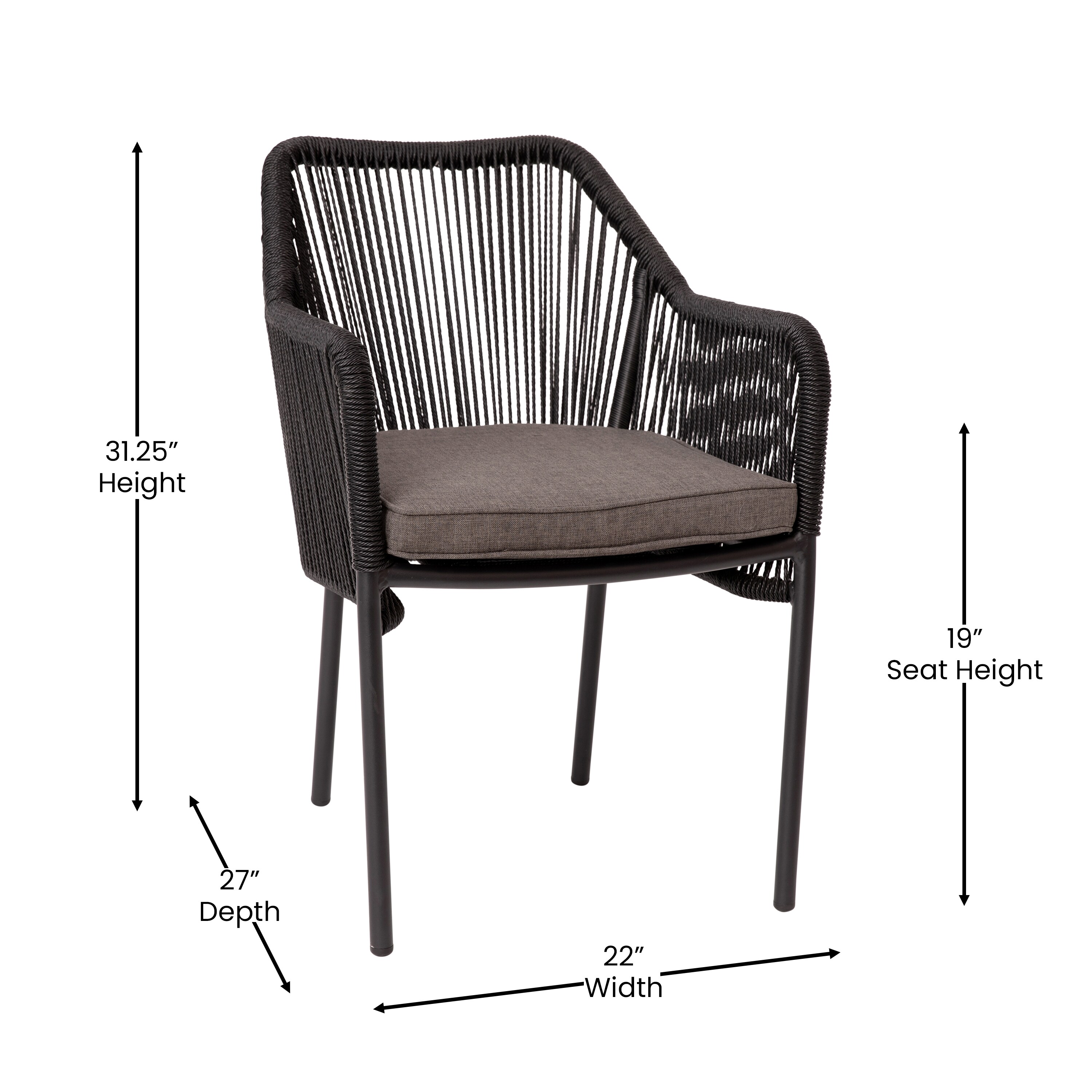 Flash Furniture 840196379029 Patio-Chairs - View #5