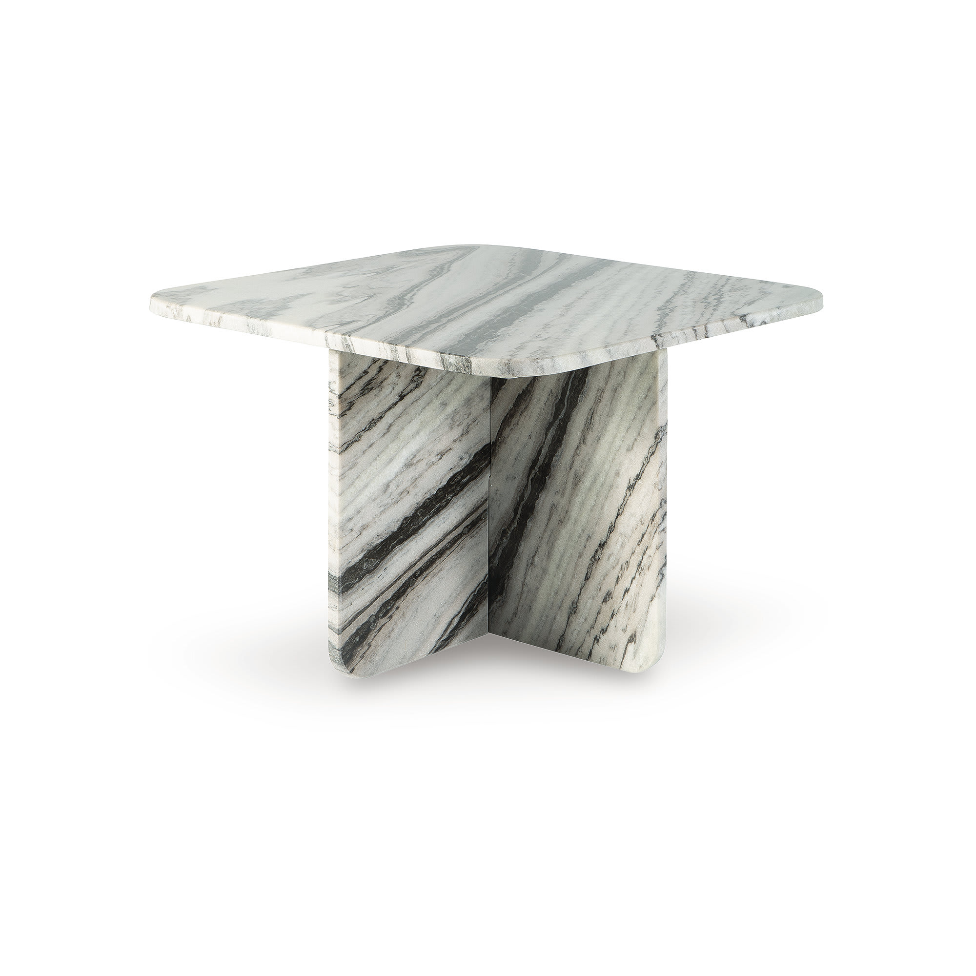 Baretton Natural Marble Accent Coffee Table
