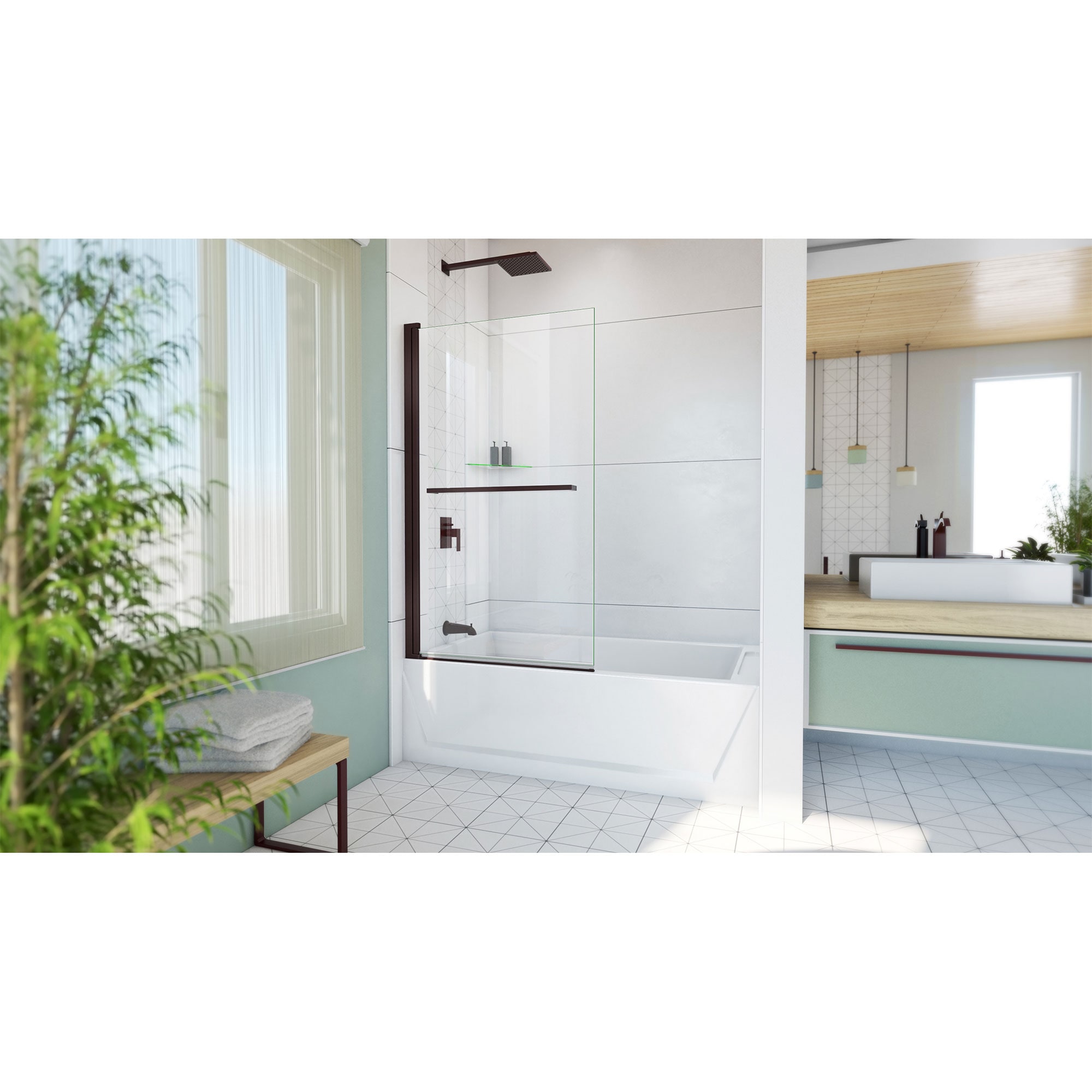 DreamLine SD-373458Q-06 Bathtub-Doors - View #3