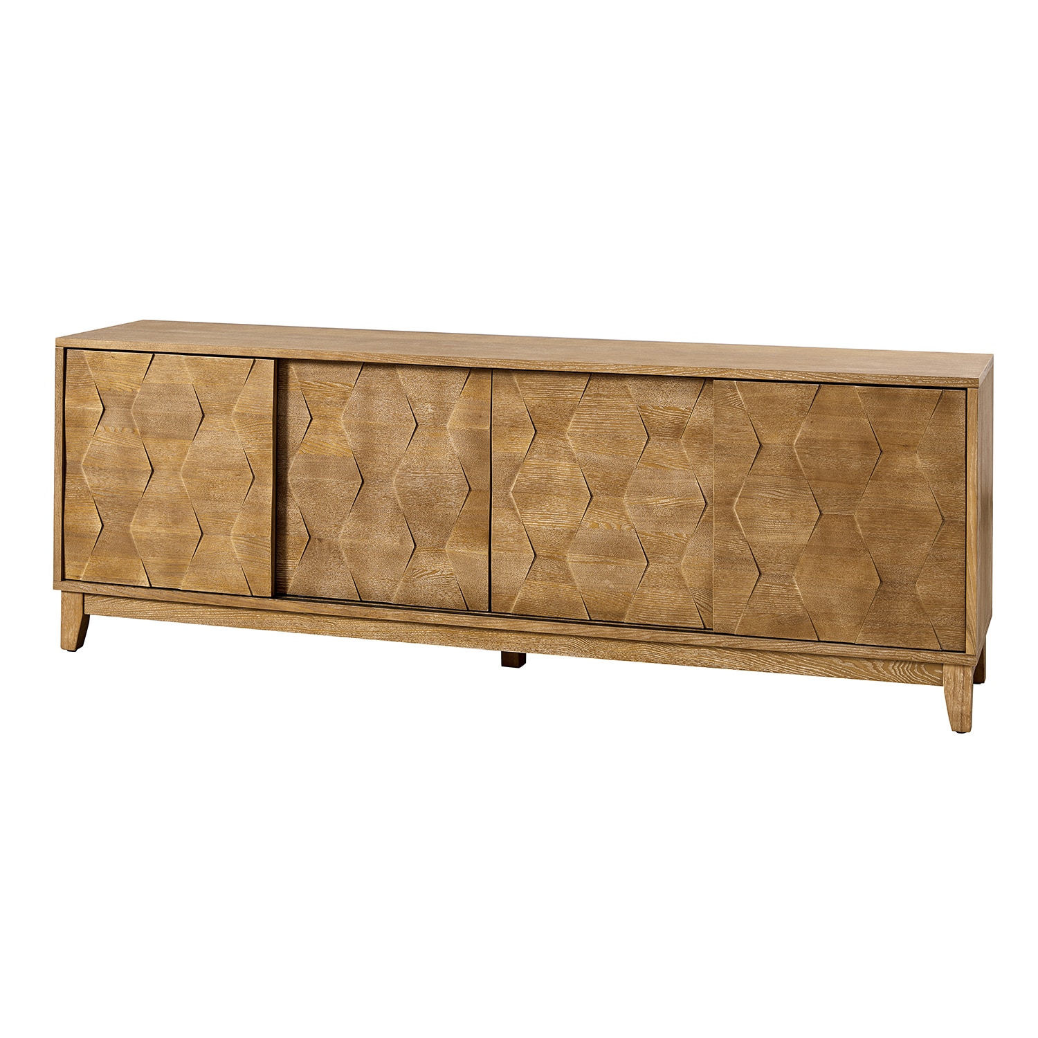 14 Karat Home August Modern/Contemporary SEADRIFT 72-in W TV stand ( Accommodates TVs up to 65-in )