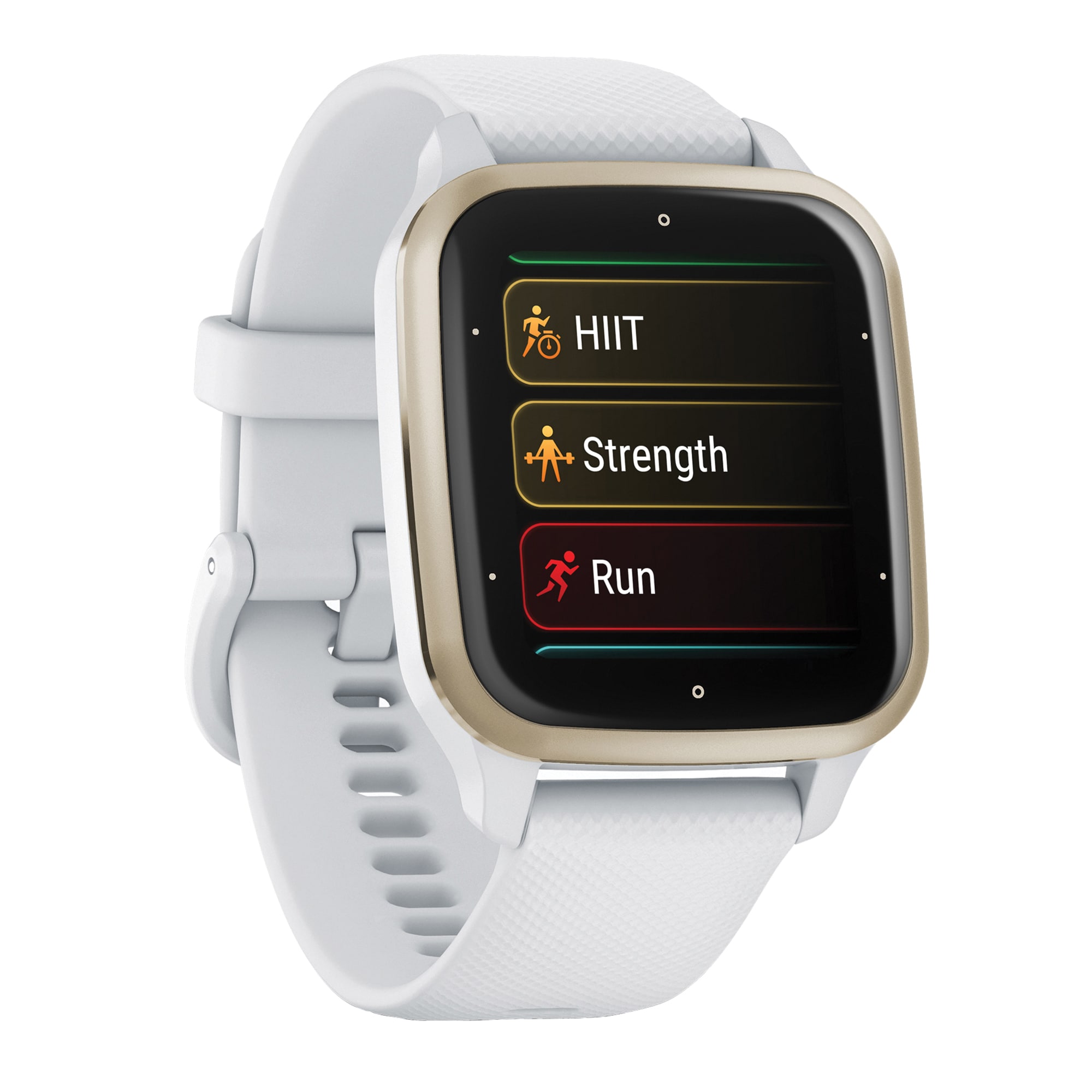 Garmin Venu Sq 2 GPS Fitness Smartwatch (Cream Gold Aluminum Bezel 