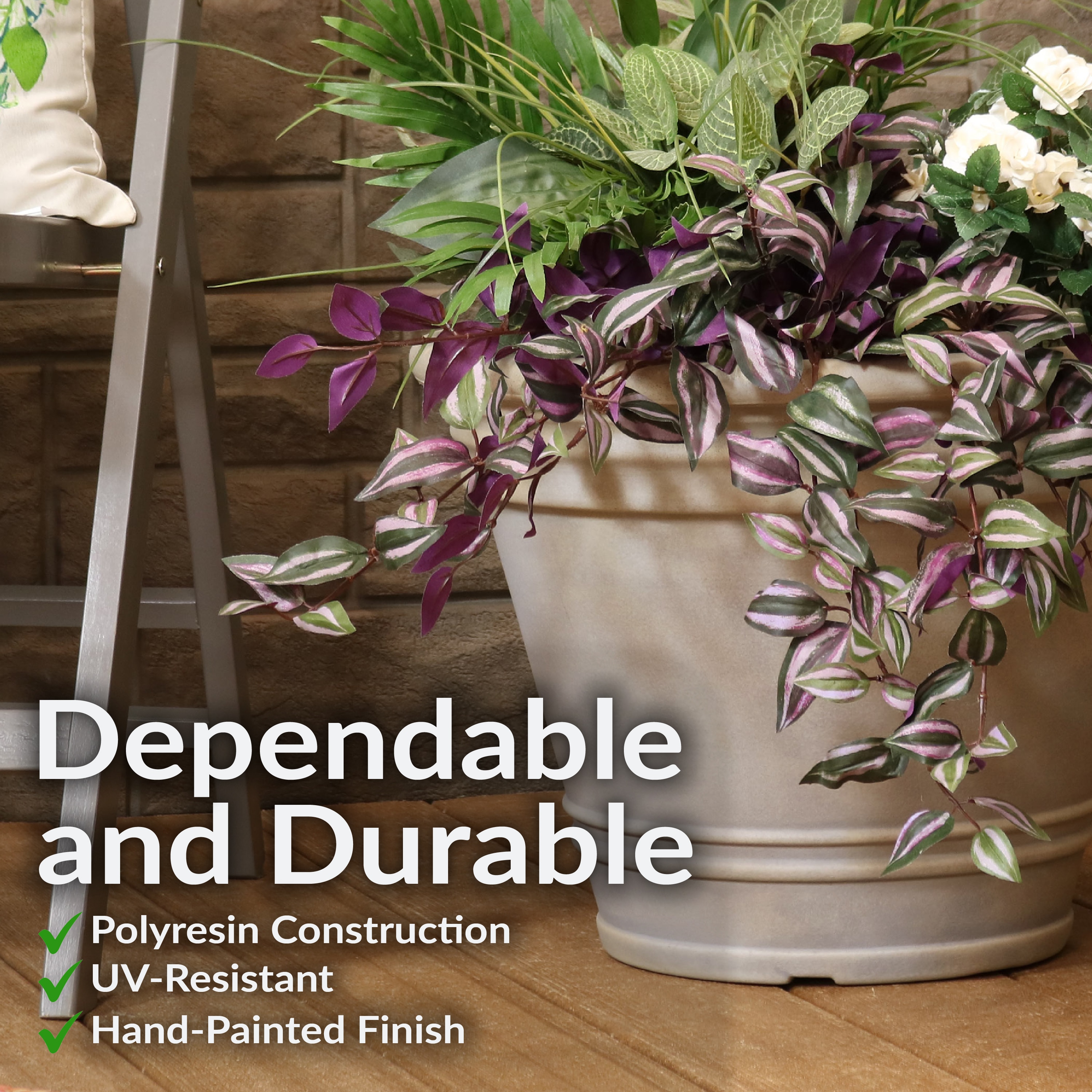 Sunnydaze Decor DG-697-4PK Planter-Window-Box - View #7