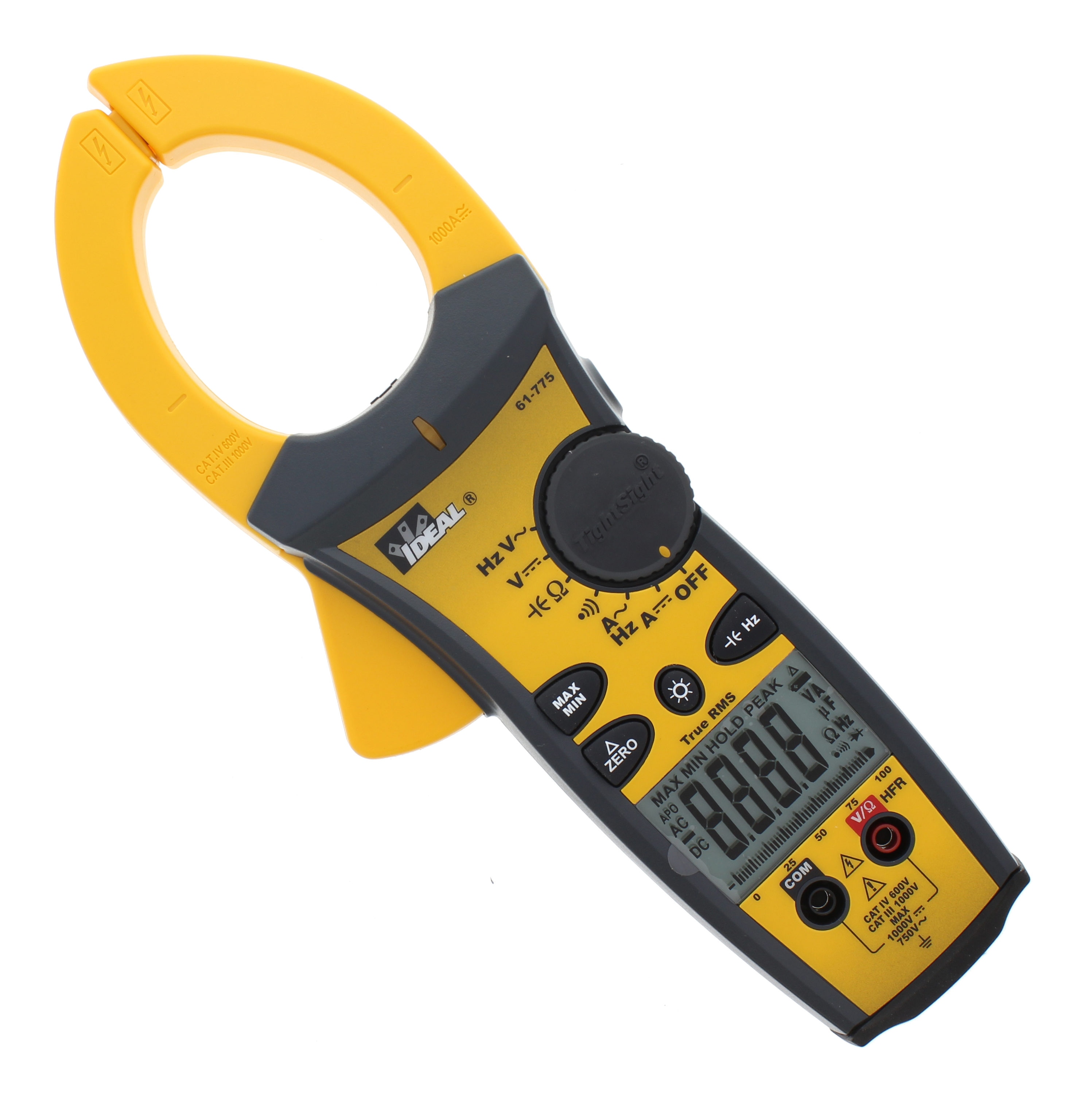 IDEAL Non-contact Digital Ac/Dc Clamp Meter 1000 Amp 750-Volt in the ...