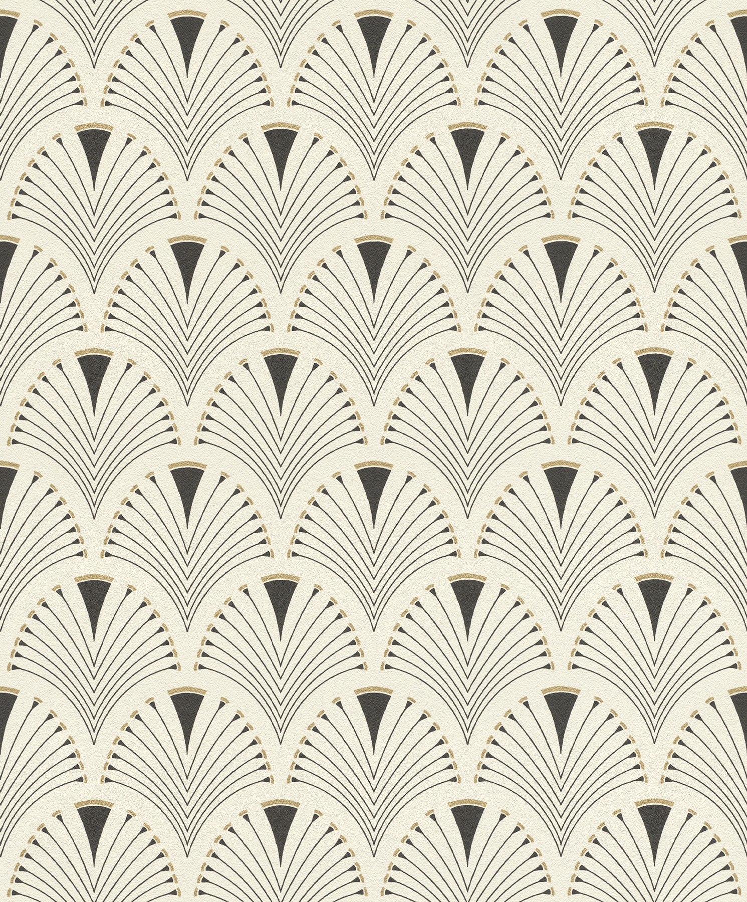 Rasch RH433210 56.4-Sq. Feet Cream Non-woven Geometric Unpasted Wallpaper