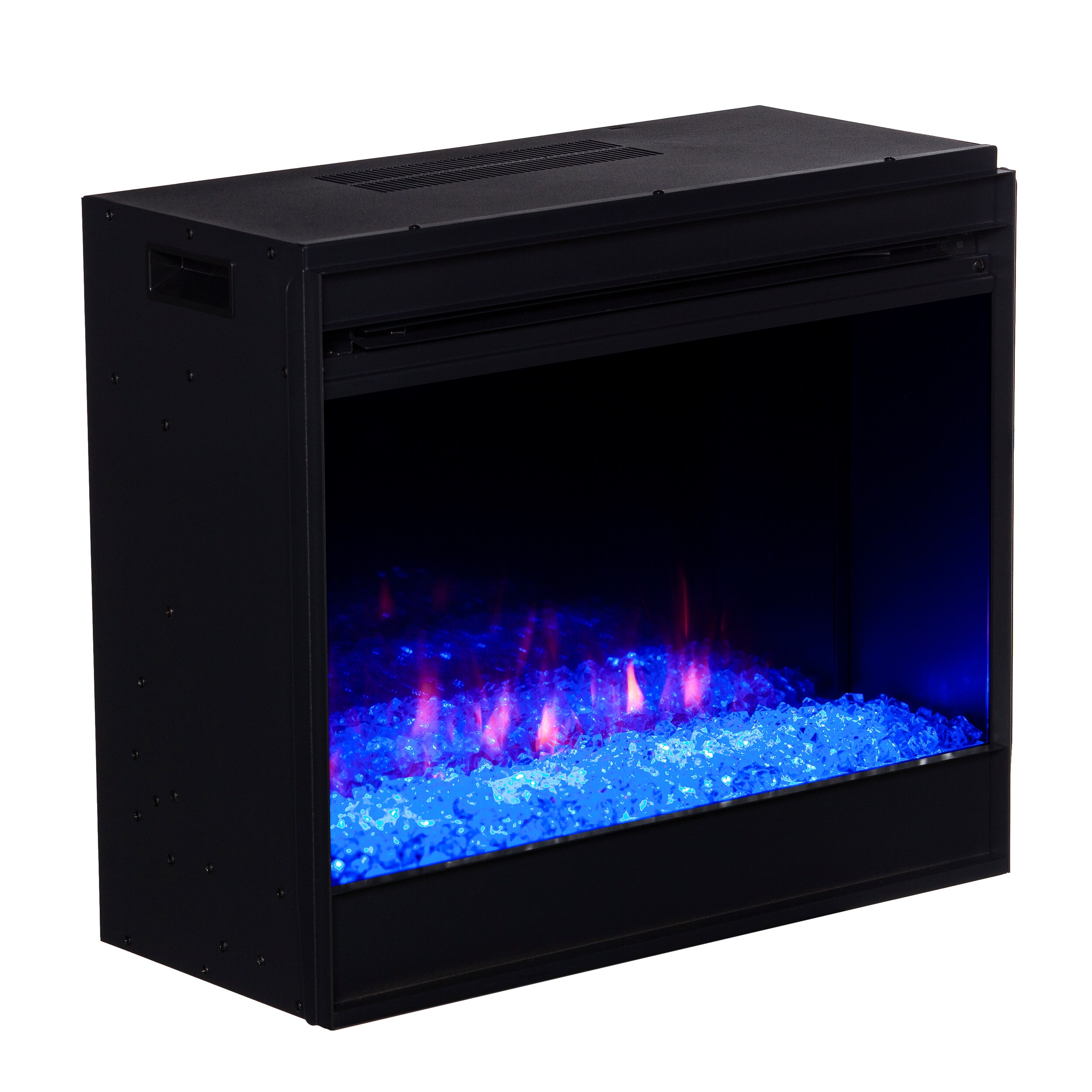 Southern Enterprises 24.25-in W Black Fan-forced Electric Fireplace FA5523 Sansujyuku sansujyuku.com