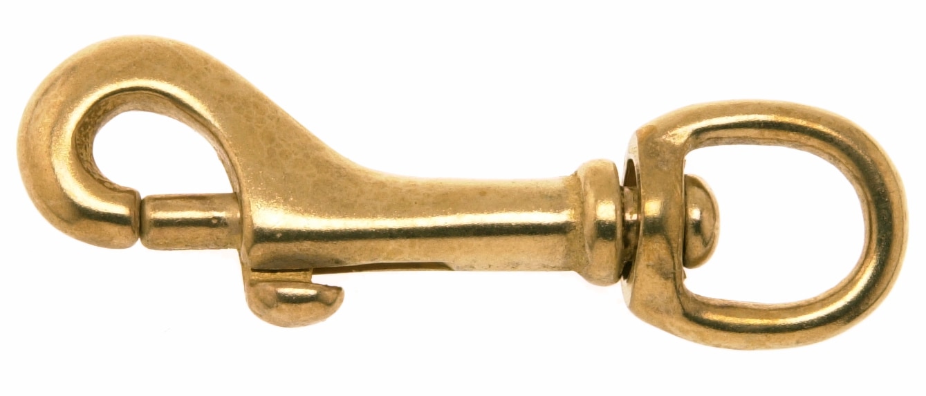Covert SWIVEL SNAP HOOK 3/4-in BRASS in the Chain Accessories department at