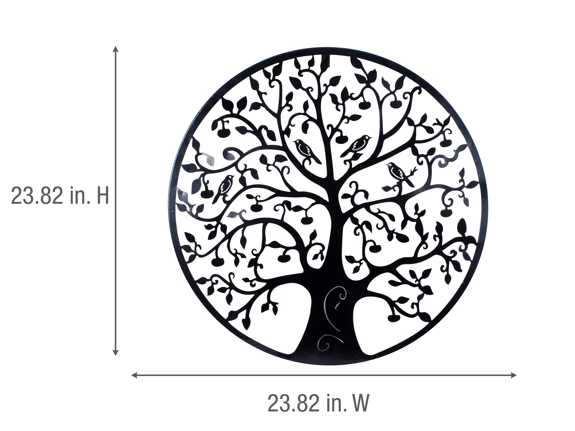Southern Patio WDC-086314 23.6-Inches W x 23.6-Inches H Metal Tree of Life Nature Wall accent
