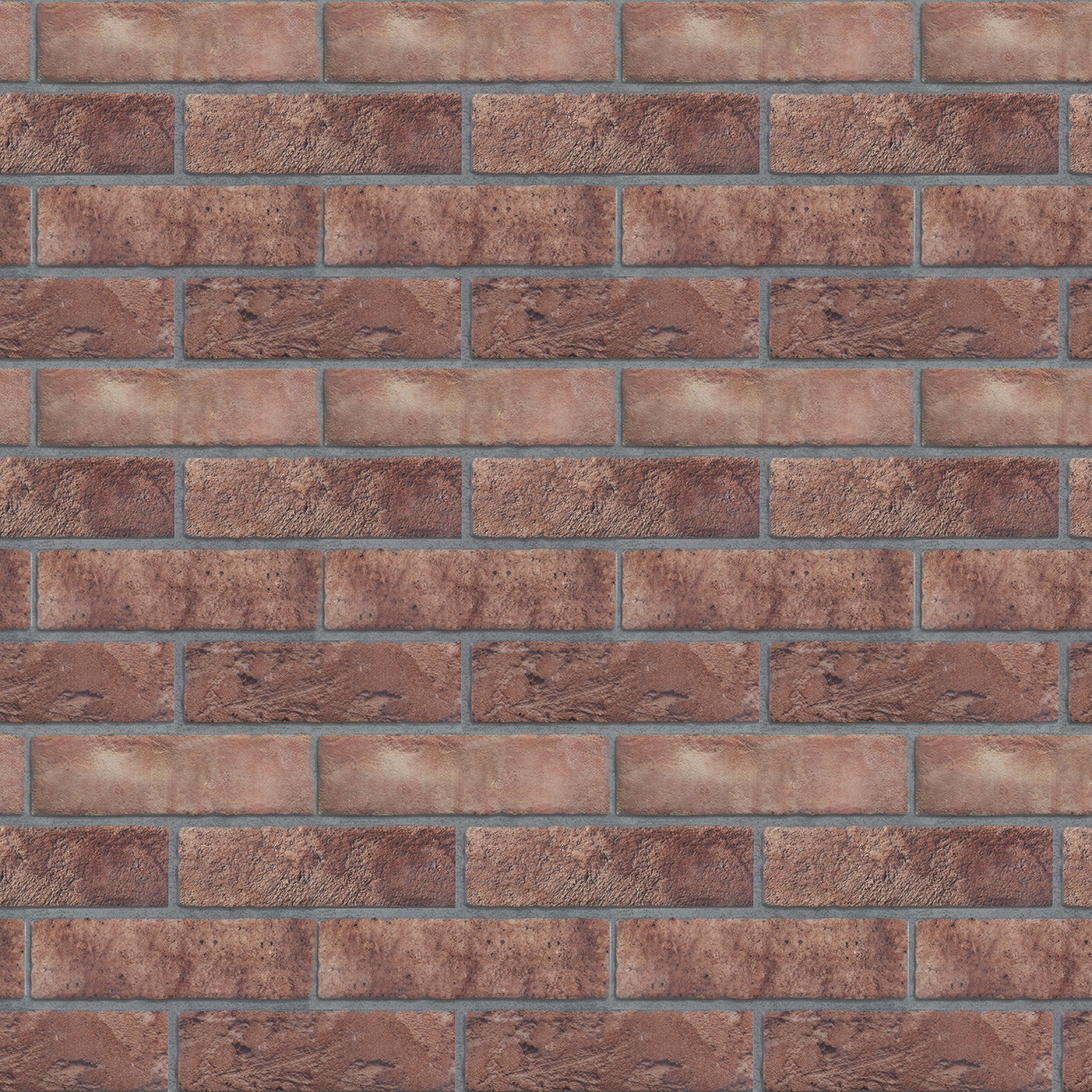 Peel&Stick Mosaics LWPS191041 Kingsly brick red 11-in x 13-in Matte Composite Brick look Mosaic Wall Tile ( 0.642-sq ft Piece )
