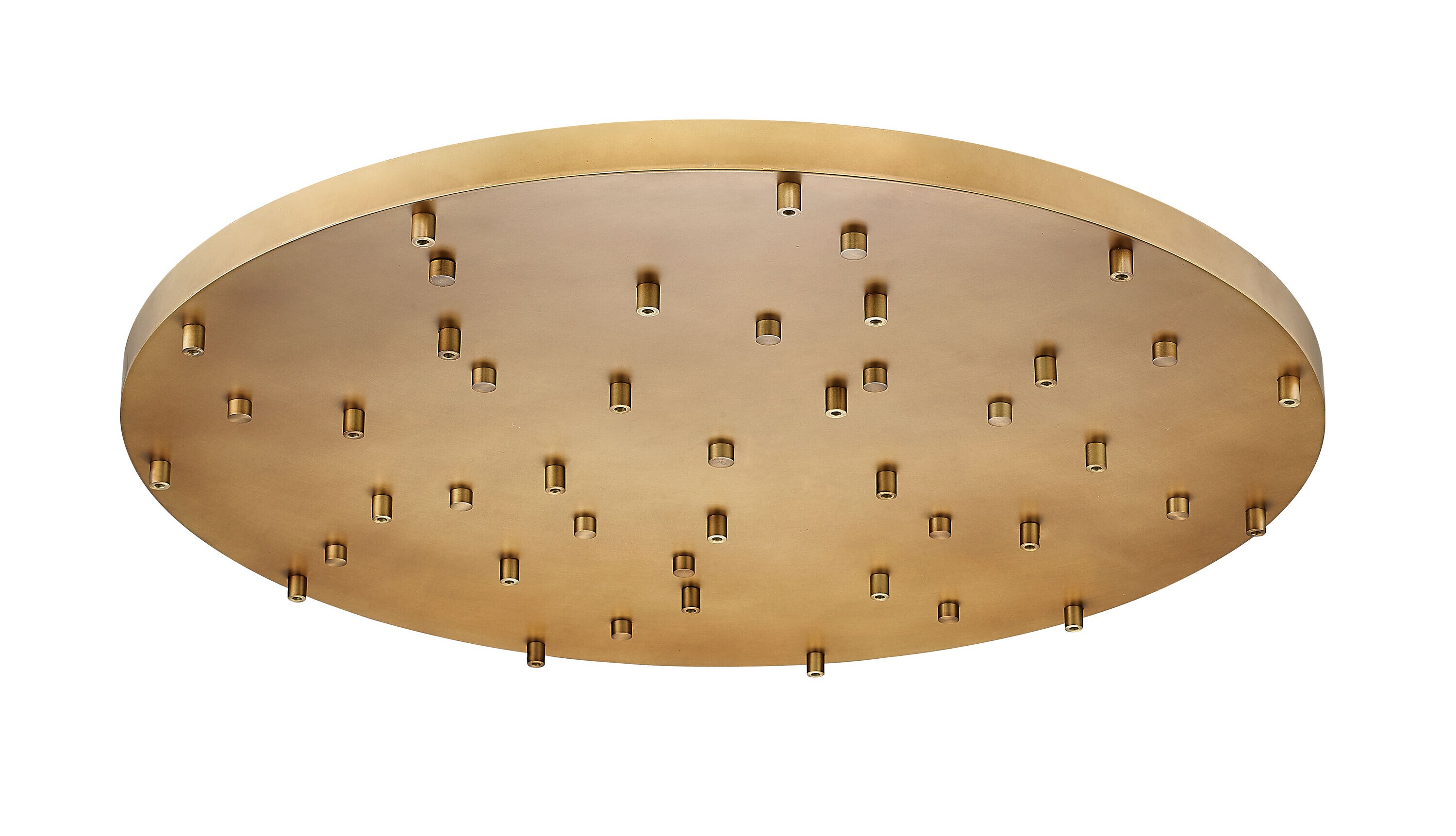 Z-Lite CP3627R-RB 36-Inches Rubbed Brass Multi Point Canopy Steel Ceiling Light Mount