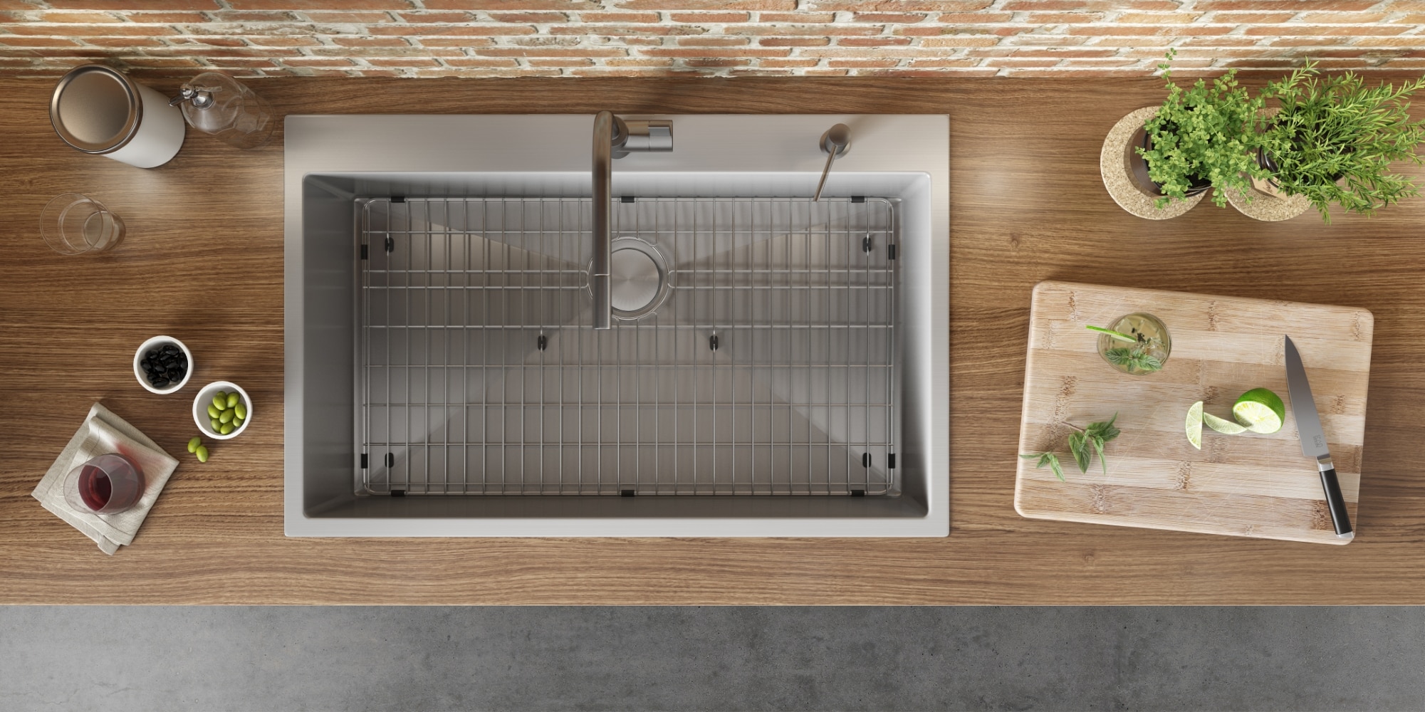 Ruvati RVH8005 Kitchen-Sinks - View #5