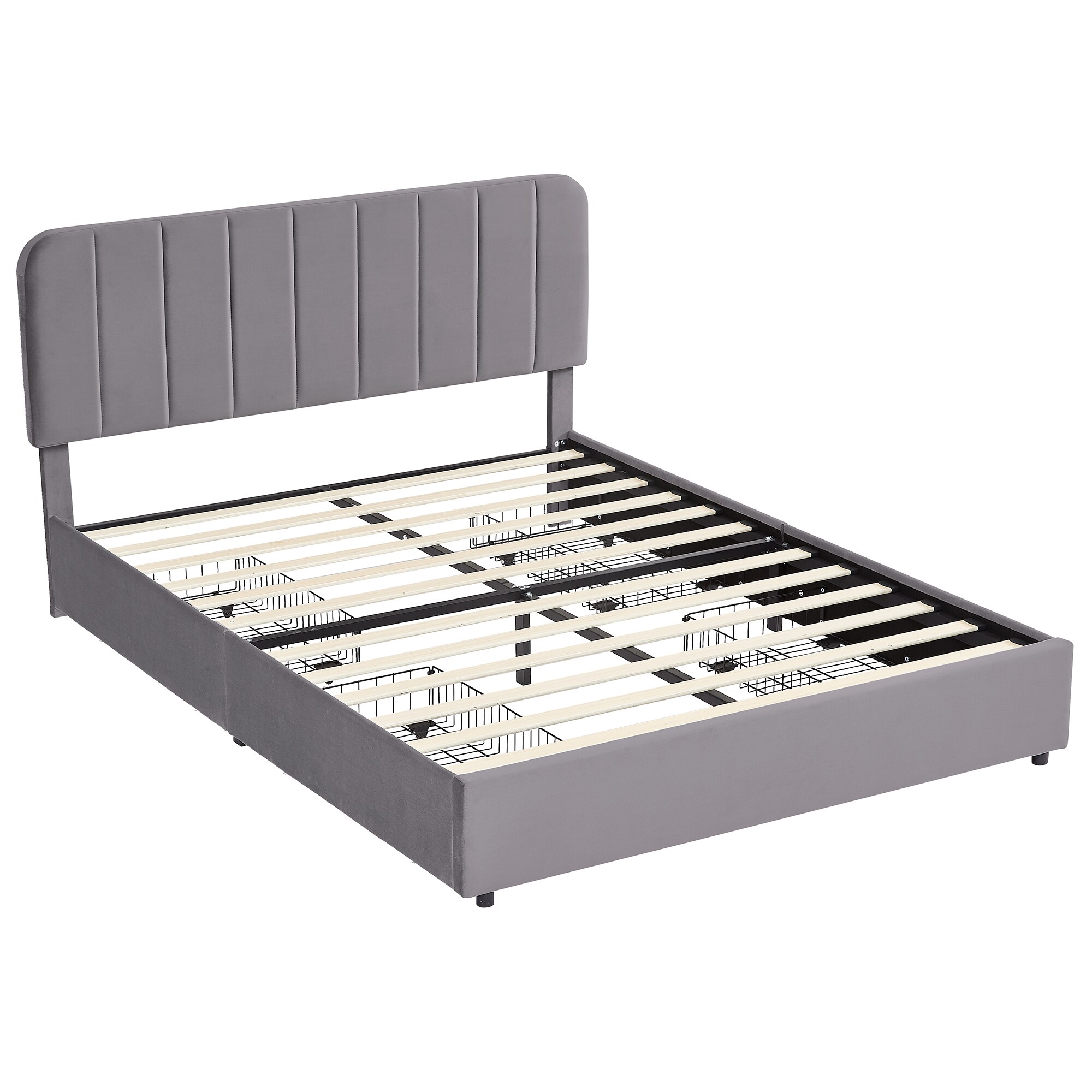 Vecelo LOE-CY-QB01-UP-DGRY beds - View #12