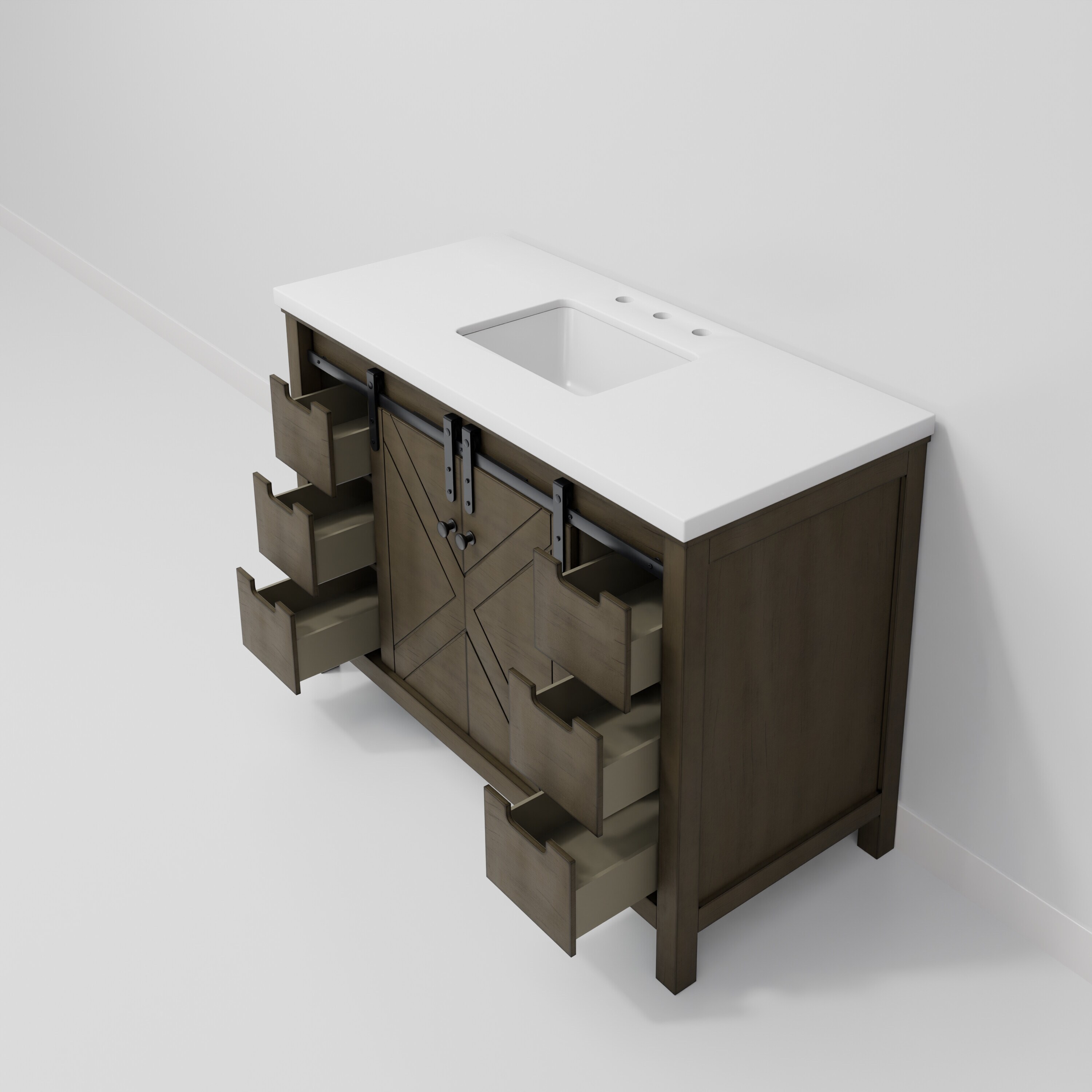 Lexora LVM48SK300 Bath-Vanity-Combo - View #7