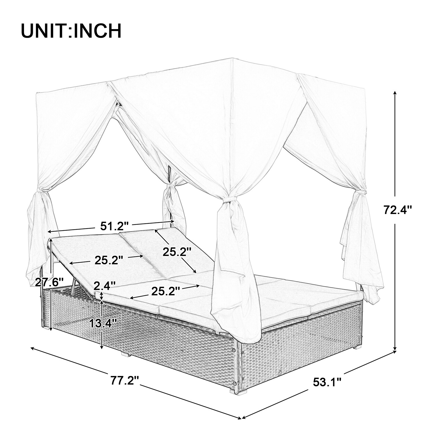 SINOFURN SYA020378BG Patio-Sofas-Daybeds - View #7