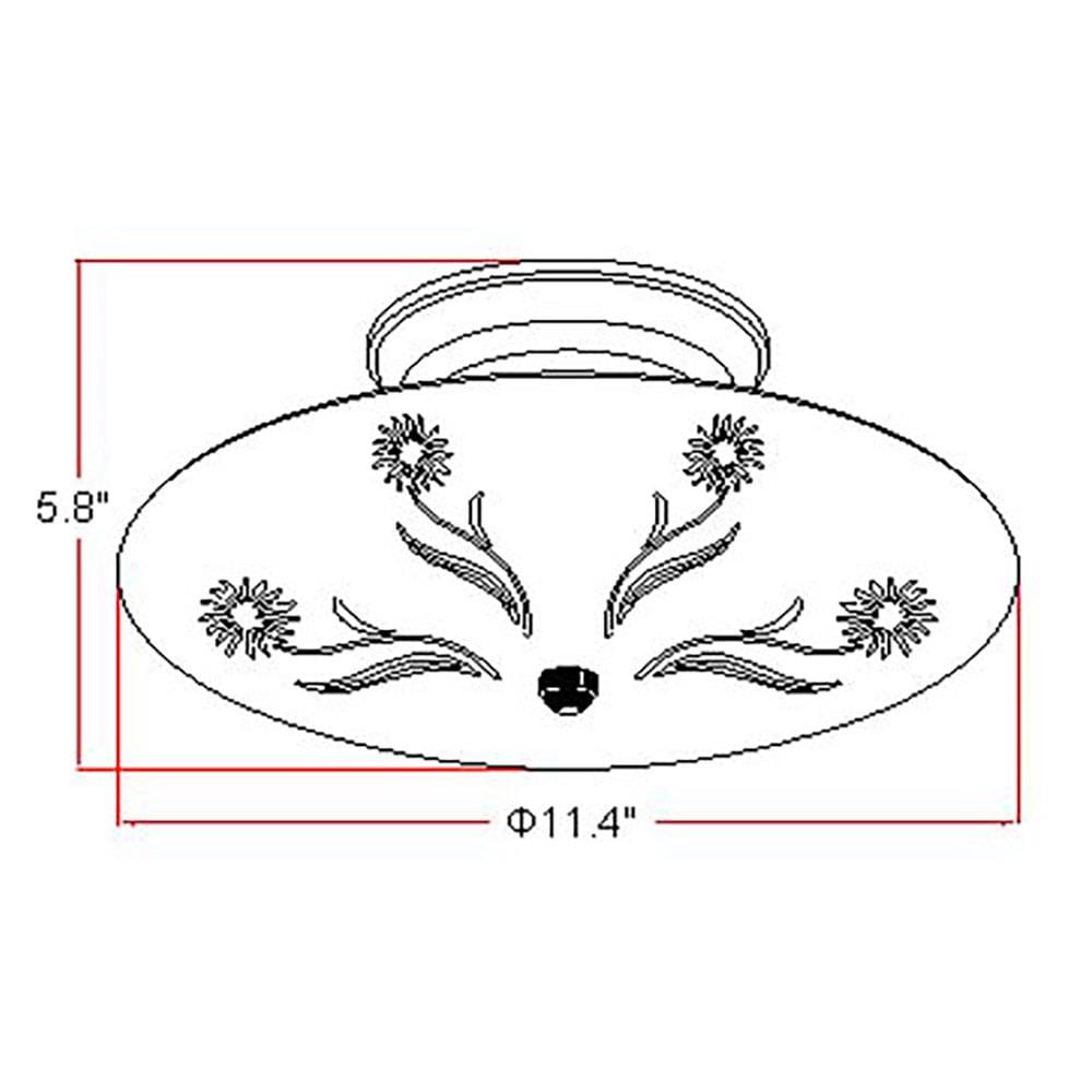 Design House 501619 flushmounts - View #3