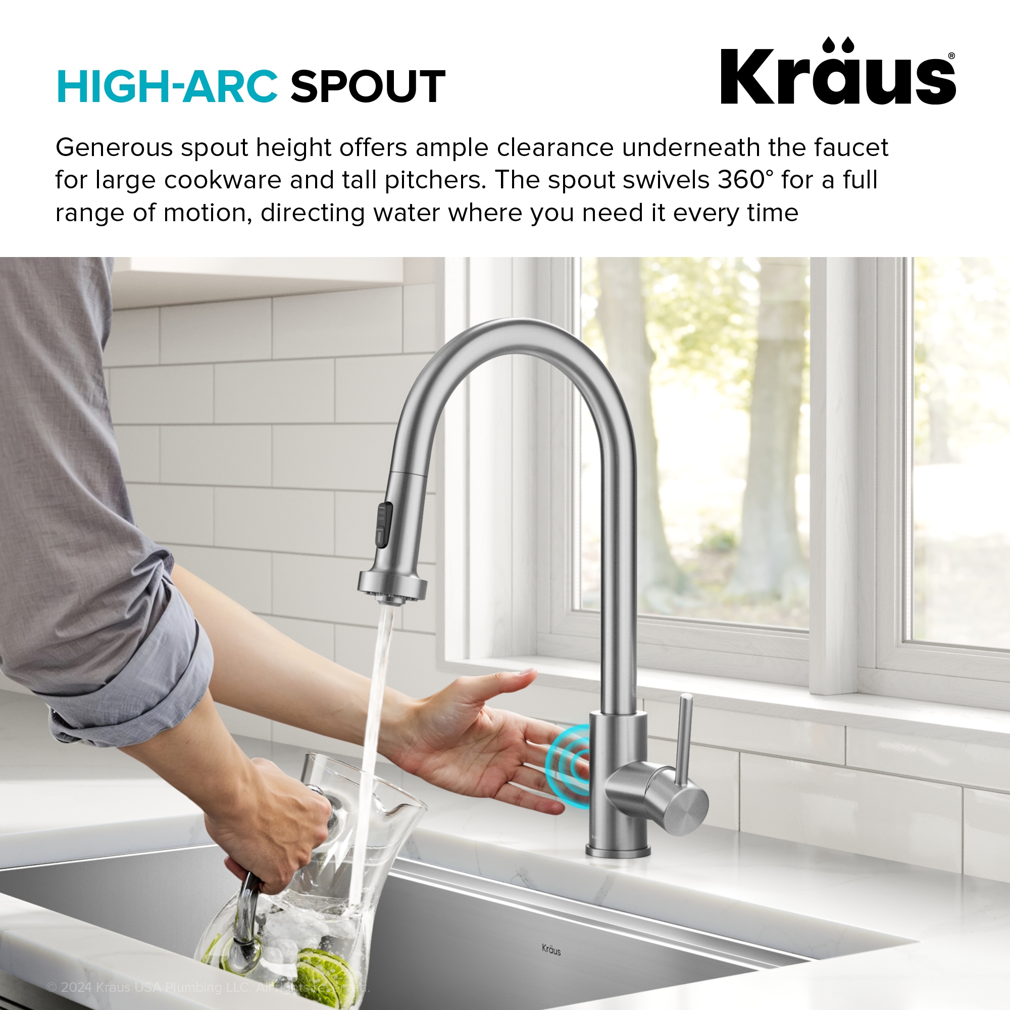 Kraus KSF-1616SFS Kitchen-Faucets - View #10