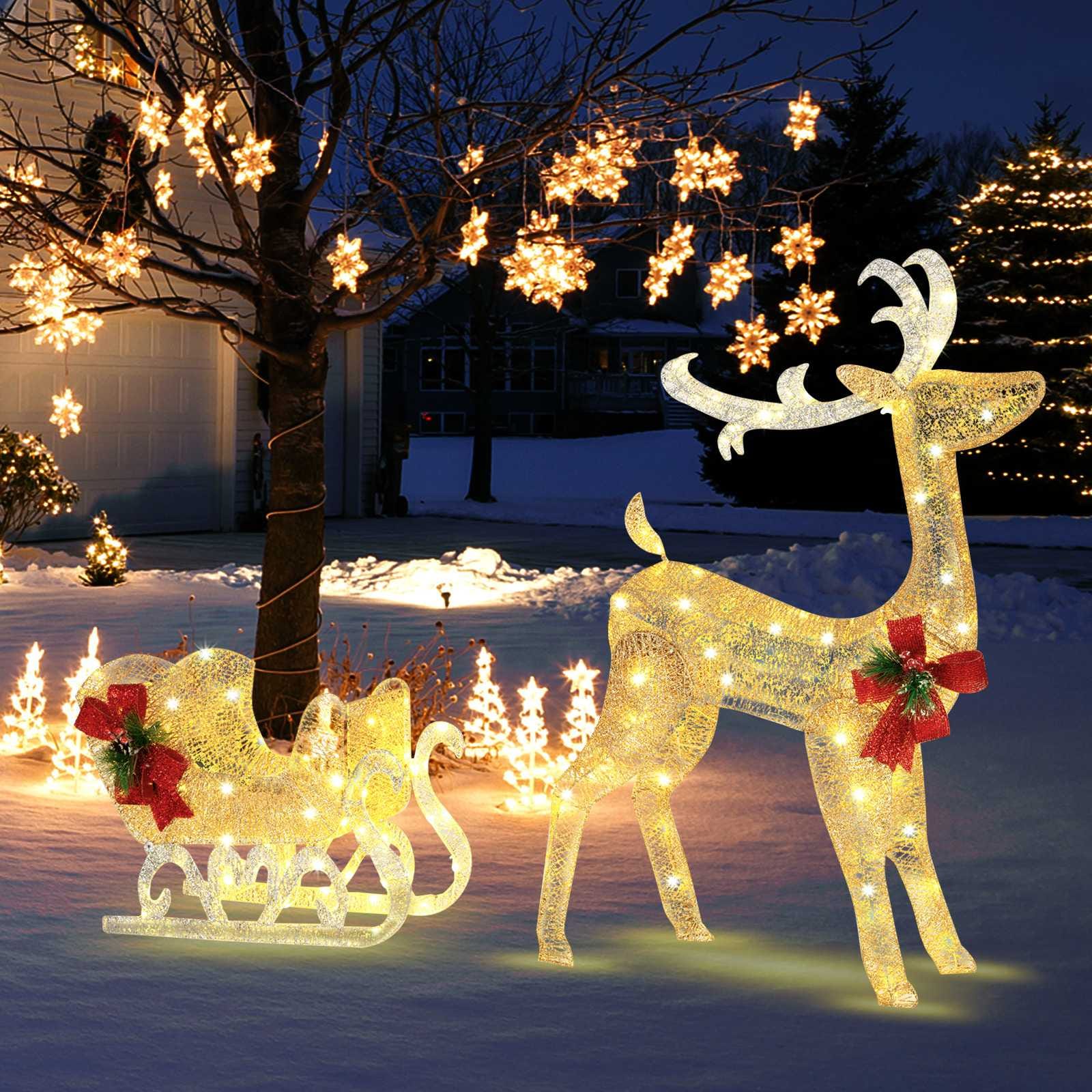 WELLFOR HYZ24149US-GD Outdoor-Christmas-Decor - View #3