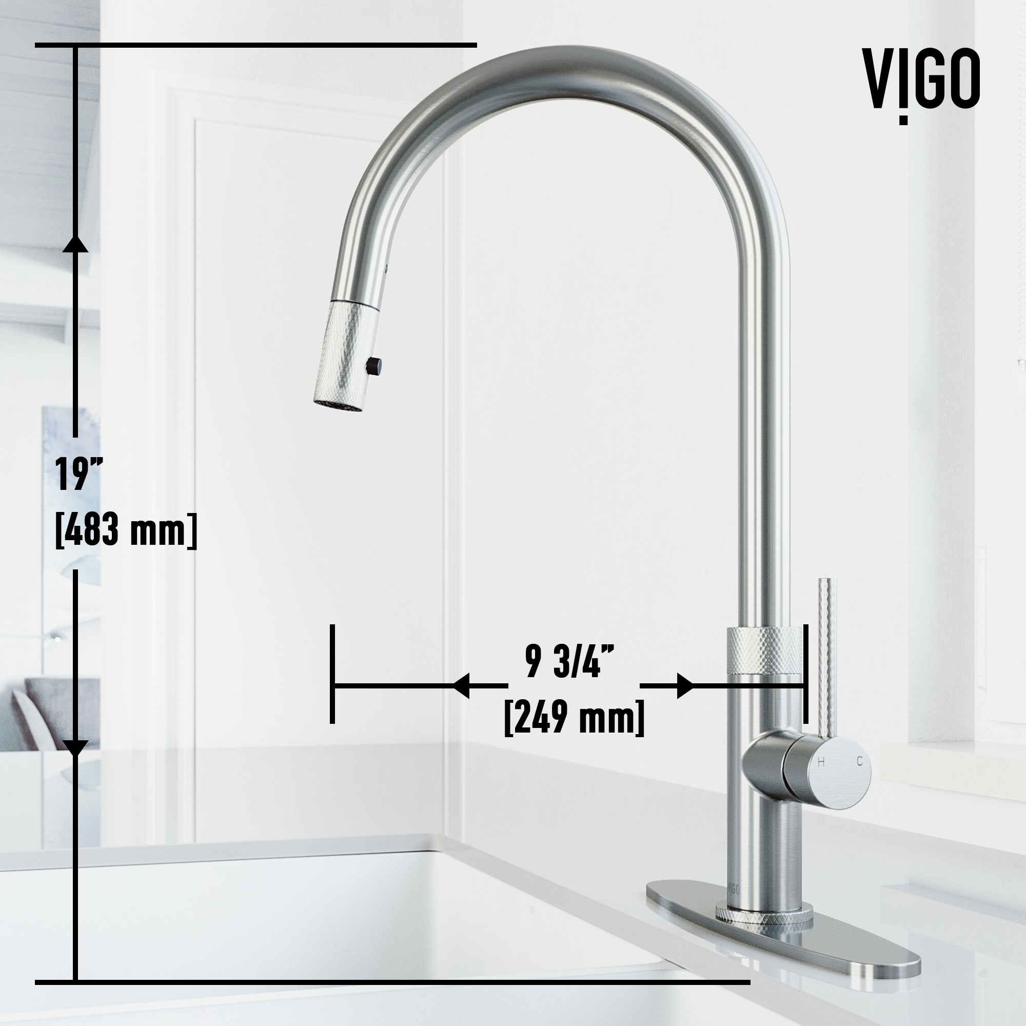 VIGO VG02033STK1 Kitchen-Faucets - View #10