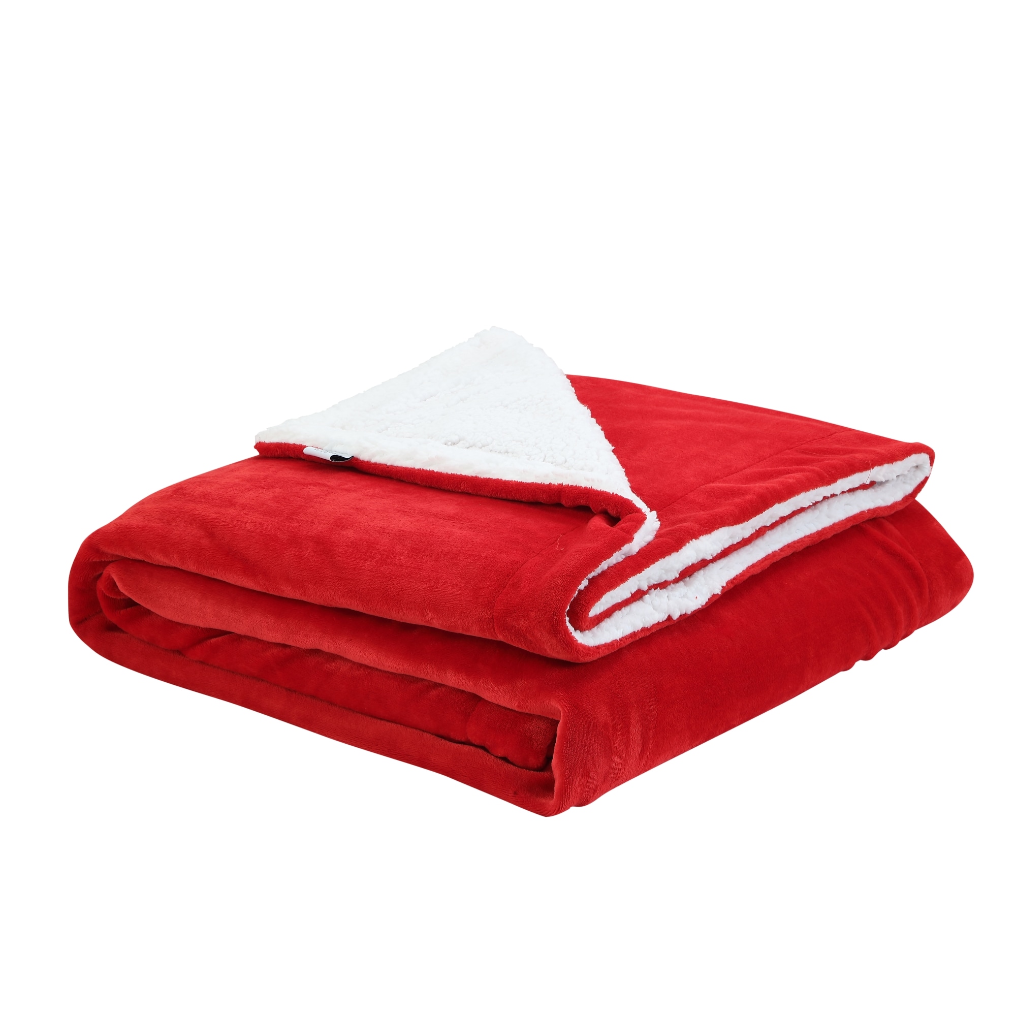 Cozy Tyme B173A-20RDQ-LS Orville Red 90-in x 90-in Polyester Blanket