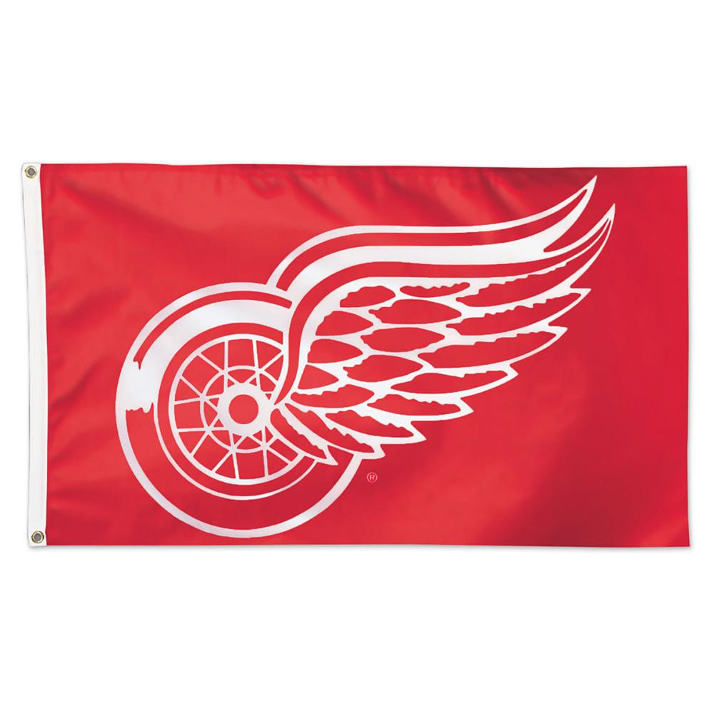WinCraft Sports 02468115 5-ft W x 3-ft H Detroit Red Wings Flag
