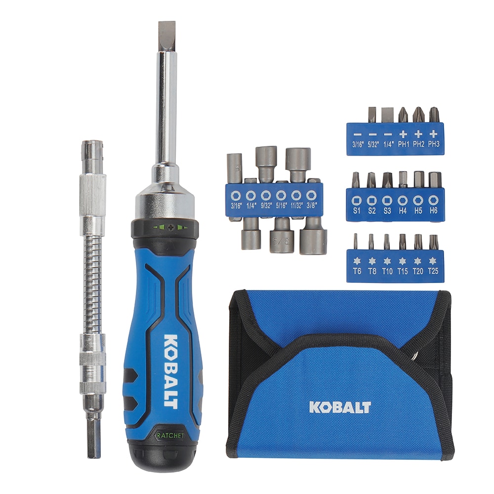 Kobalt 27 -Piece 3-in Ratcheting Multi-Bit Replaced Combination